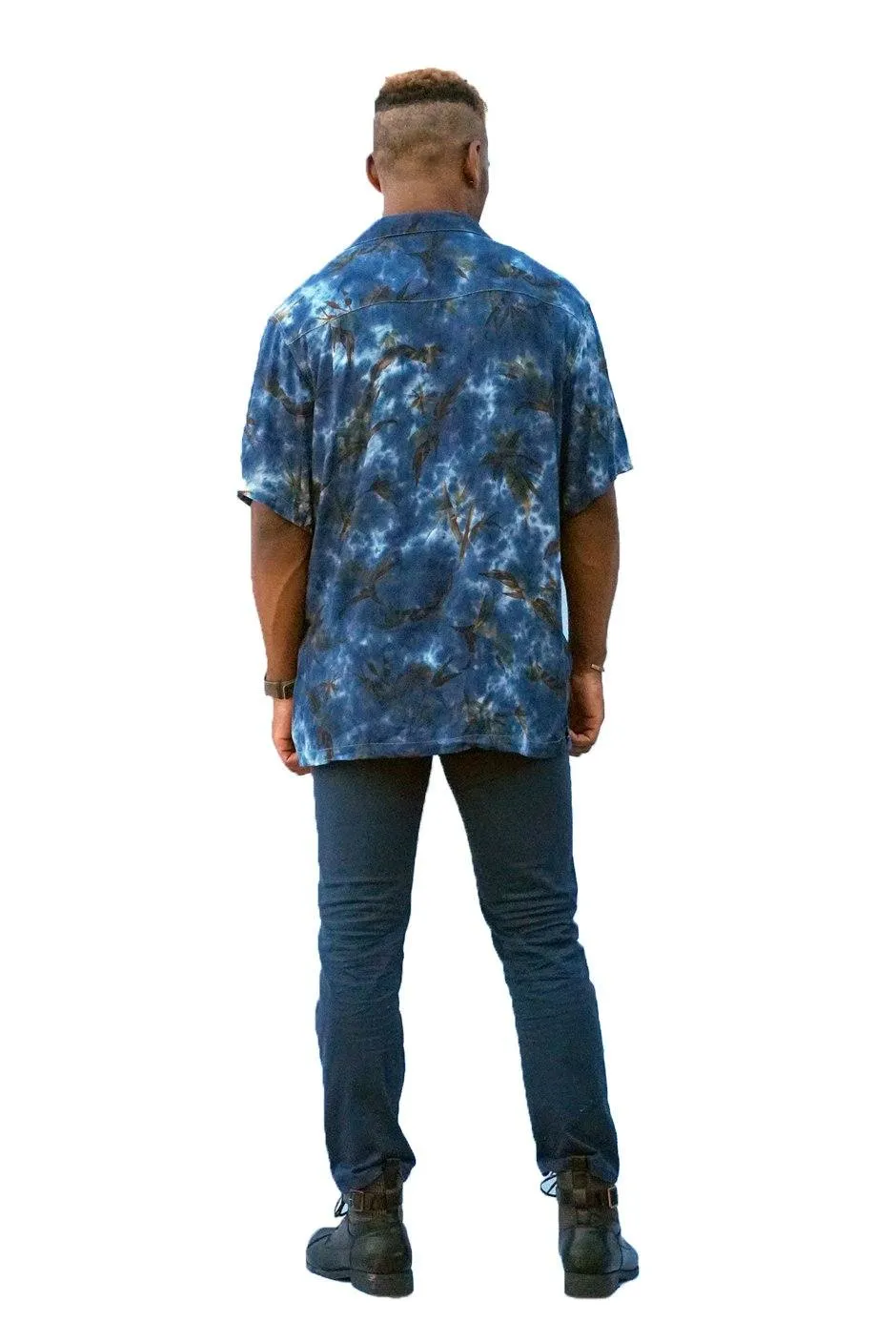 Hawaiian Kai Shirt // Ocean Bottom Tie Dye