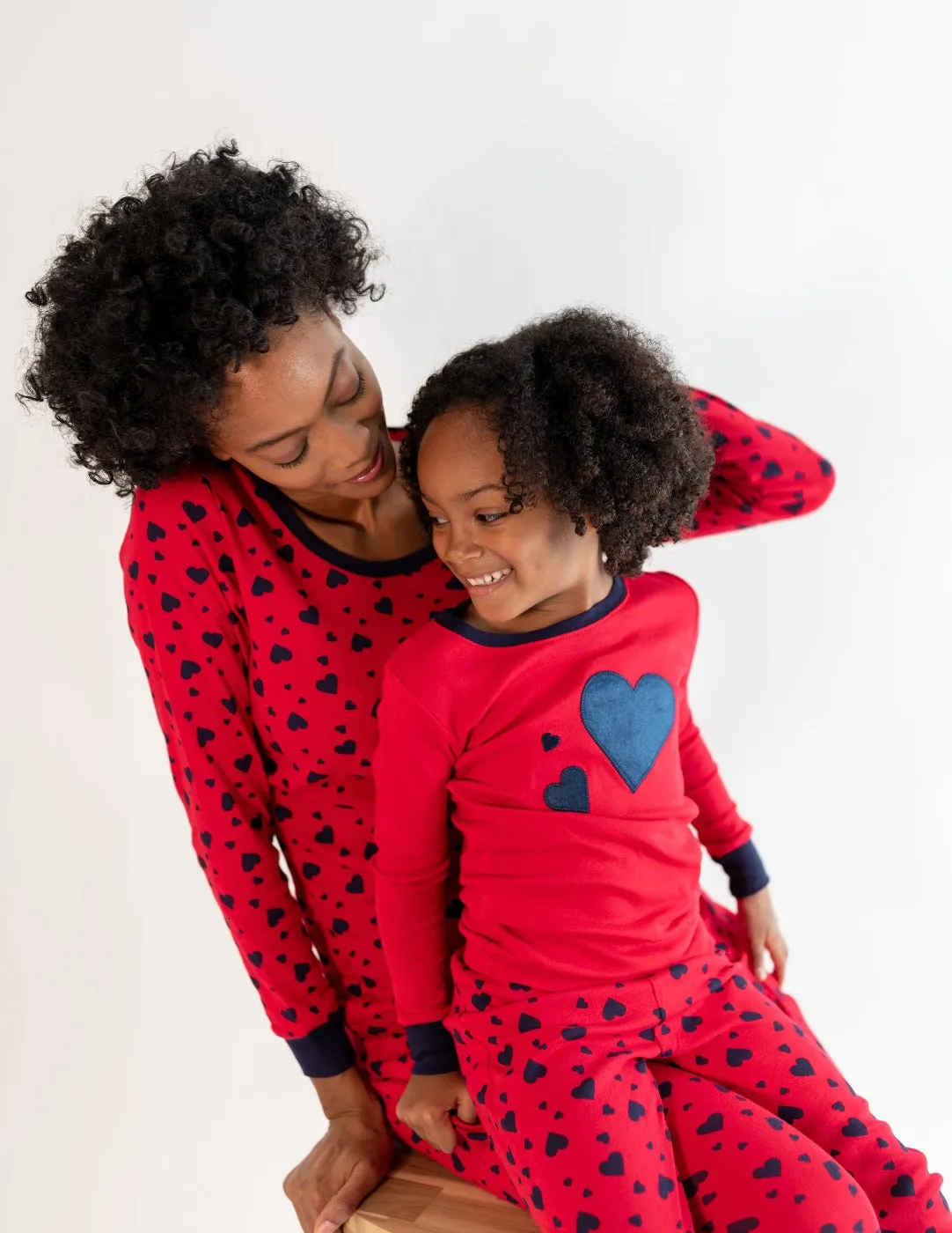 Hearts Matching Family Pajama Set