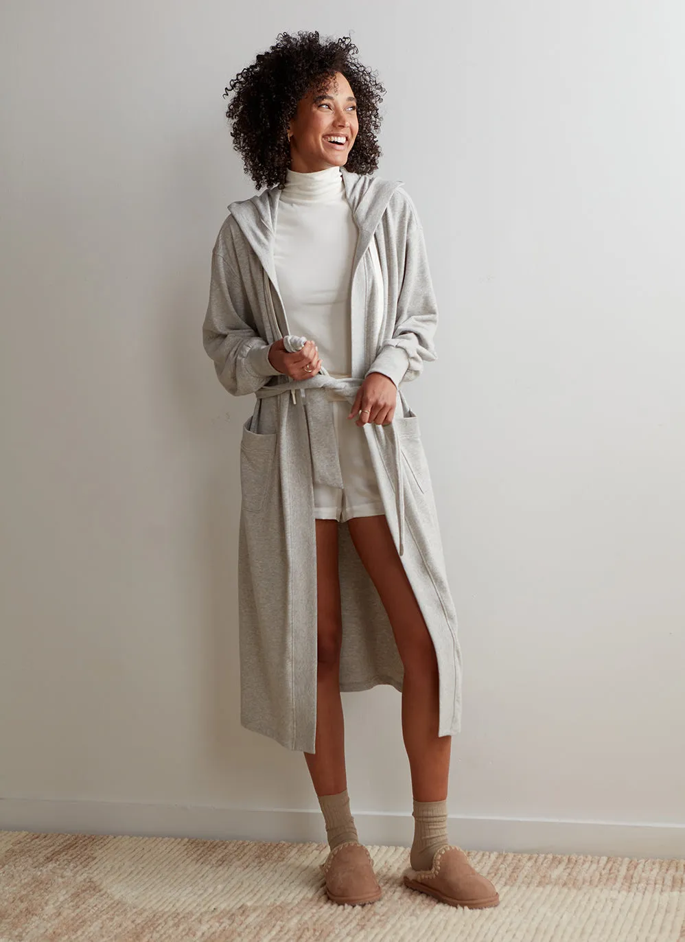 Heathered Reading Robe