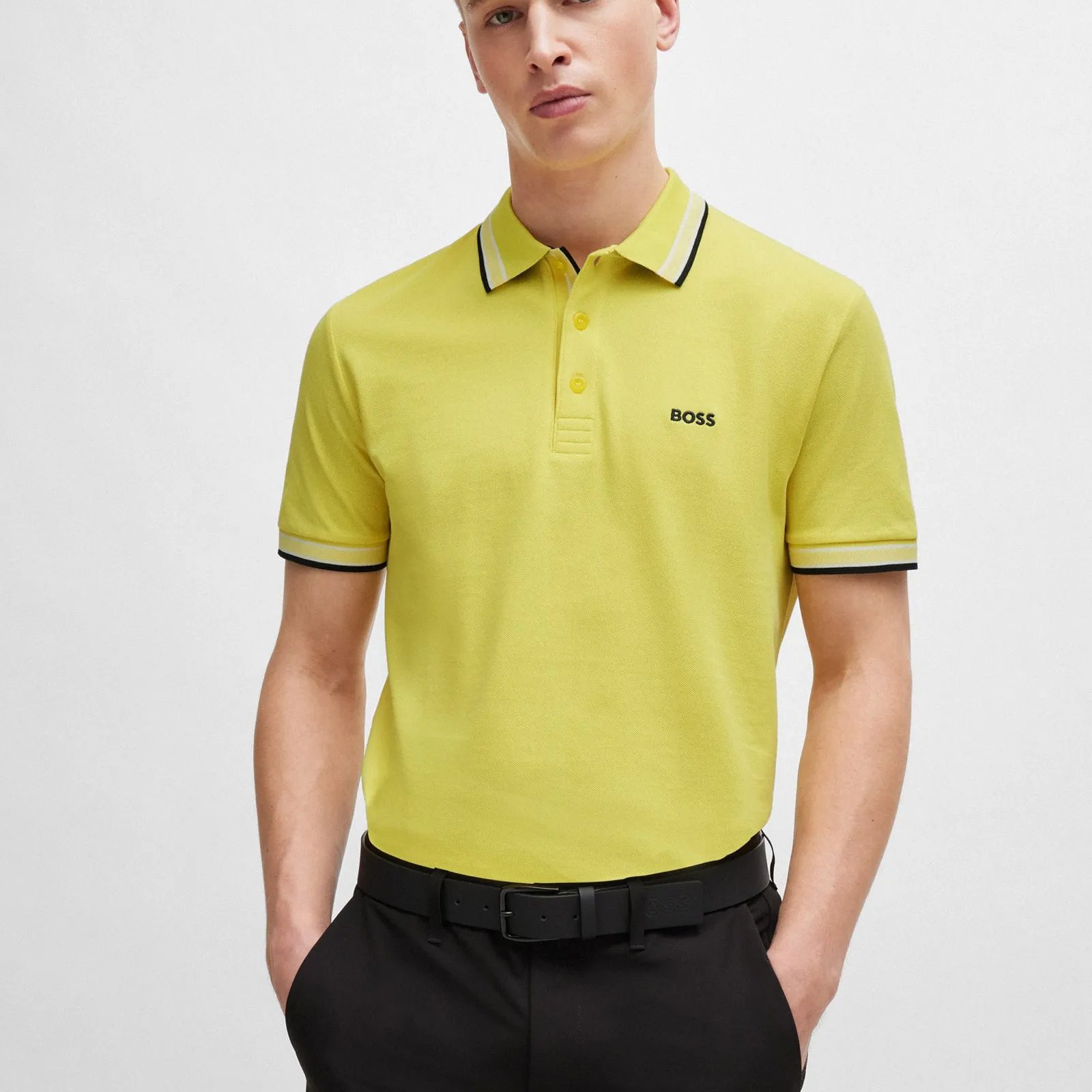 Hugo Boss Paddy Polo Shirt Yellow