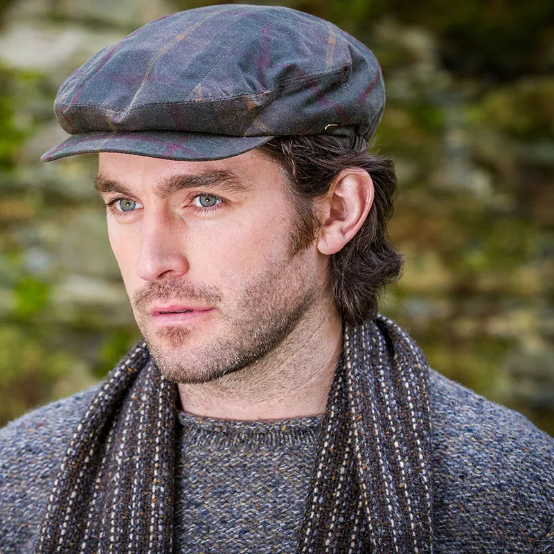 Irish Waxed Cotton Kerry Cap