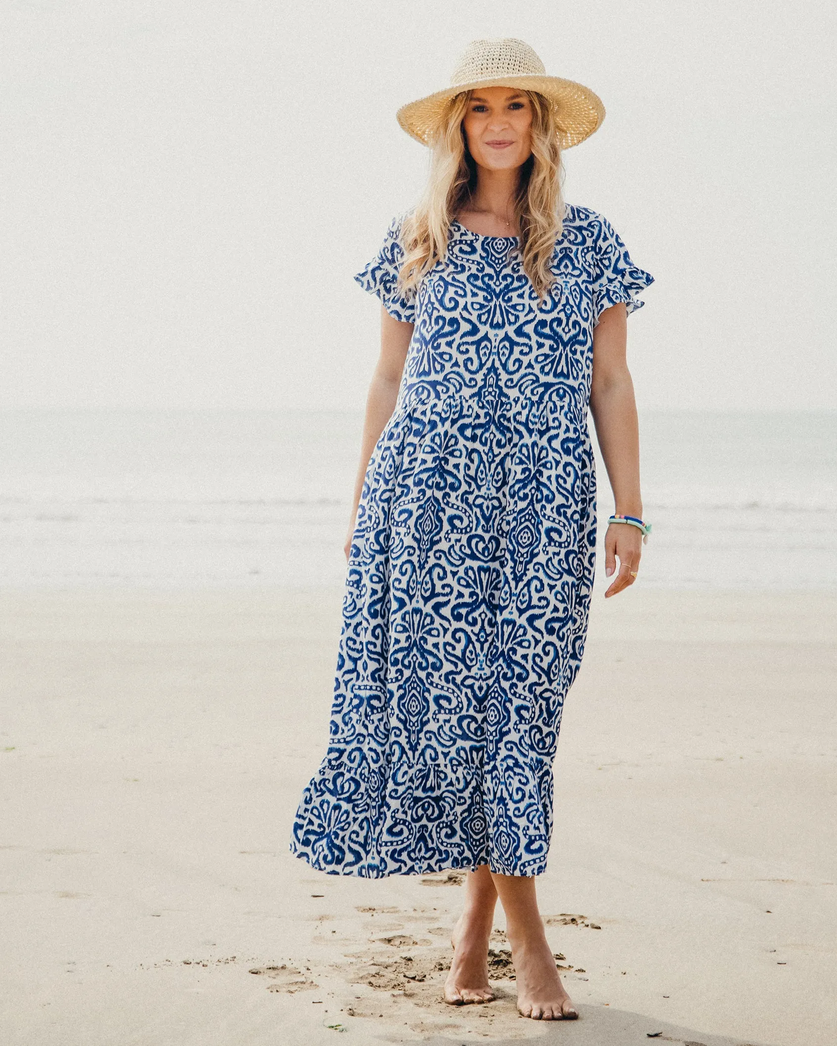 Jemma Floral Blue Dress