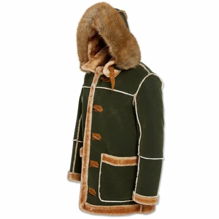 Jordan Craig Denali Shearling Jacket (Olive) 91620