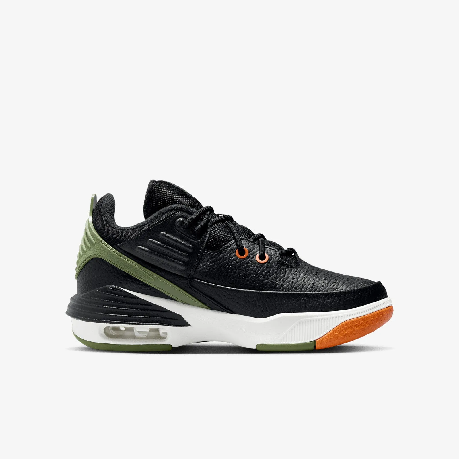 Jordan Max Aura 5 (GS) - Black/Sky Olive/Bright Mandarin