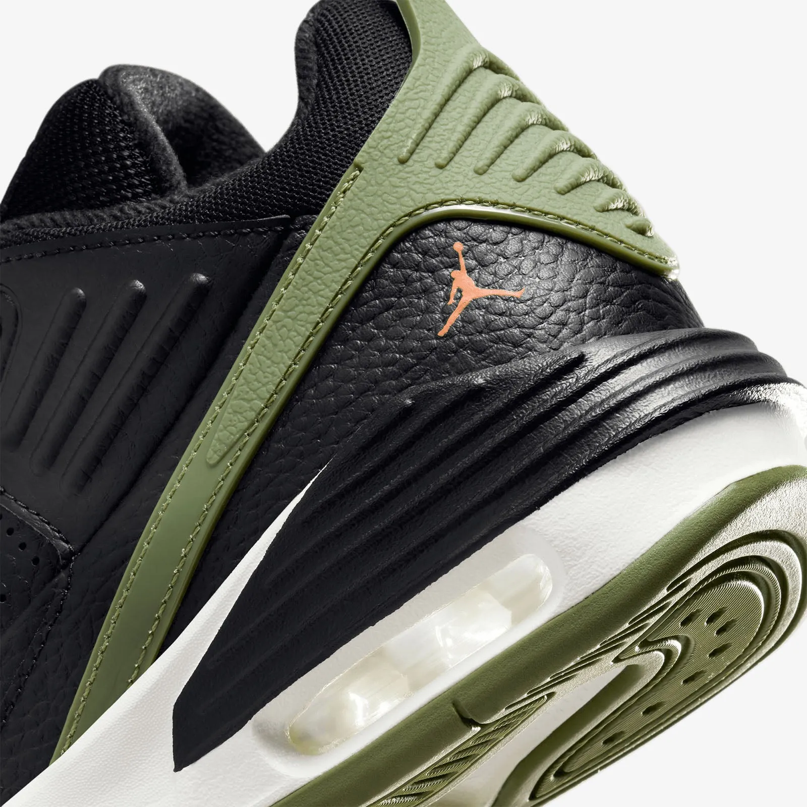 Jordan Max Aura 5 (GS) - Black/Sky Olive/Bright Mandarin