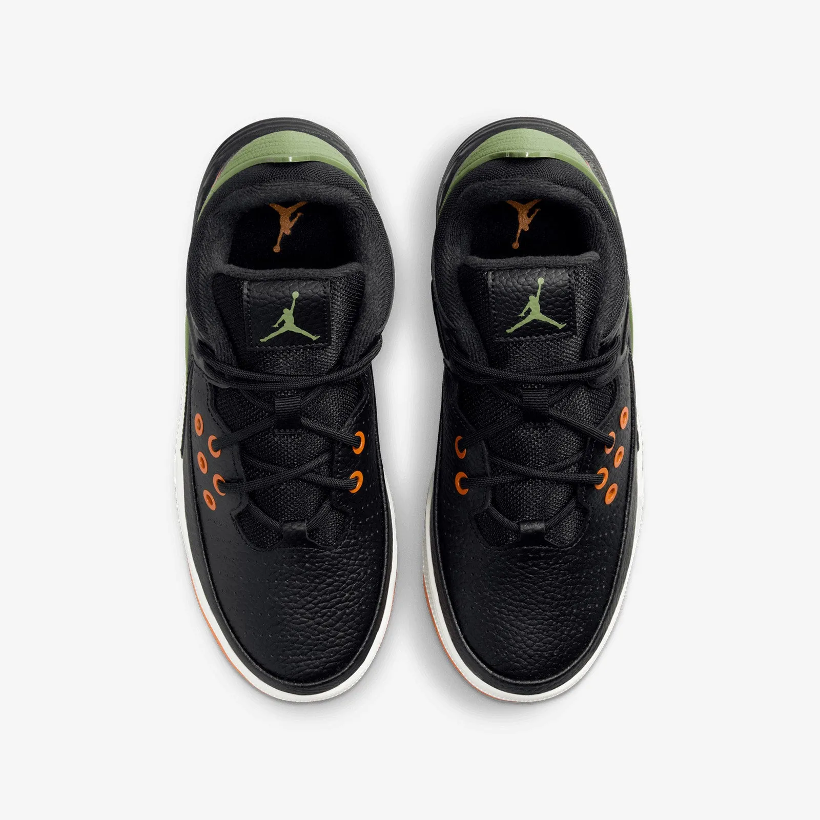 Jordan Max Aura 5 (GS) - Black/Sky Olive/Bright Mandarin