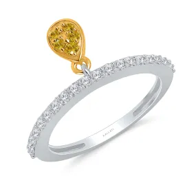 Kallati Eternal Diamond Ring in 14K Two-Tone Gold