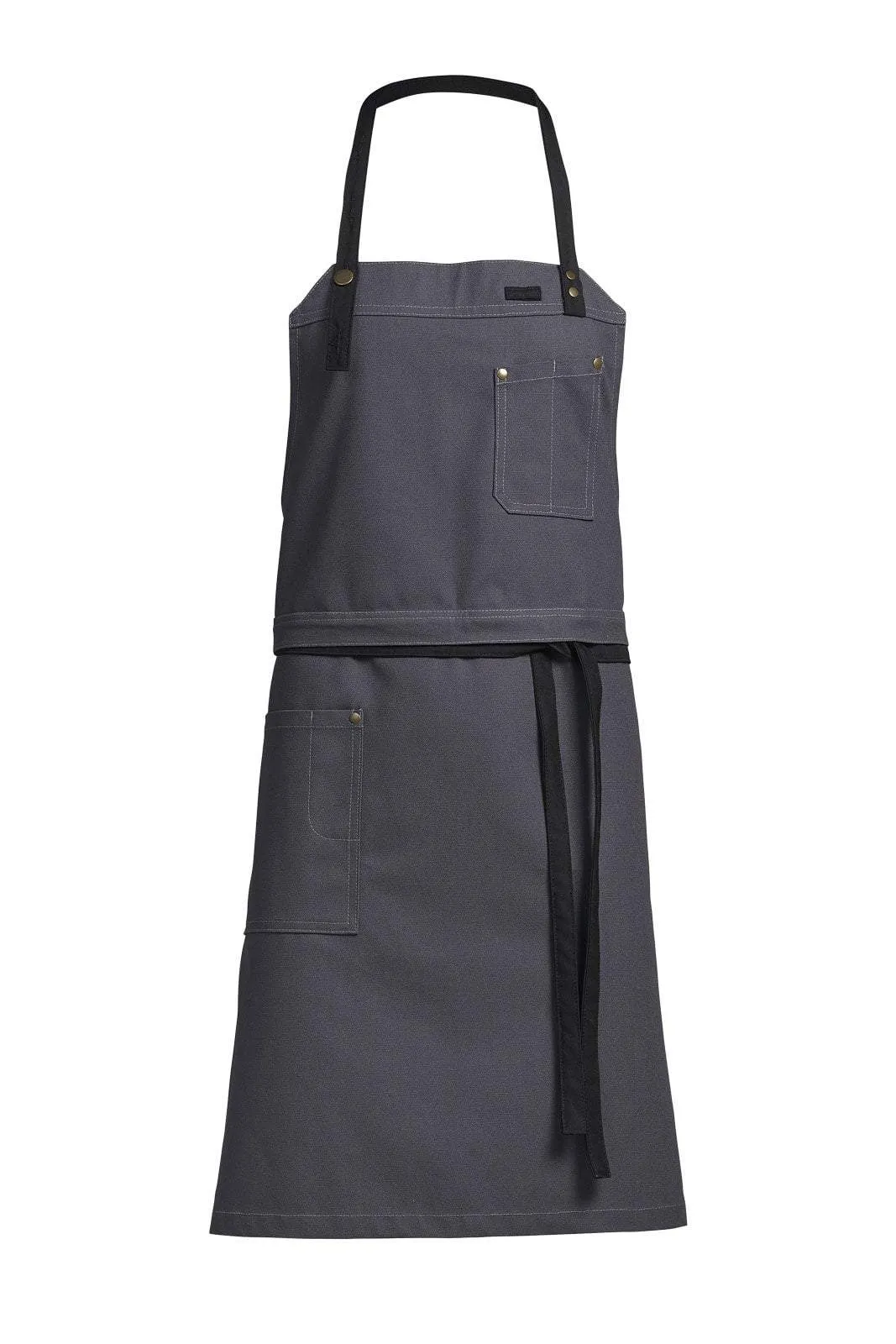 Kentaur 30360 Cypres Olive Raw Bib Apron