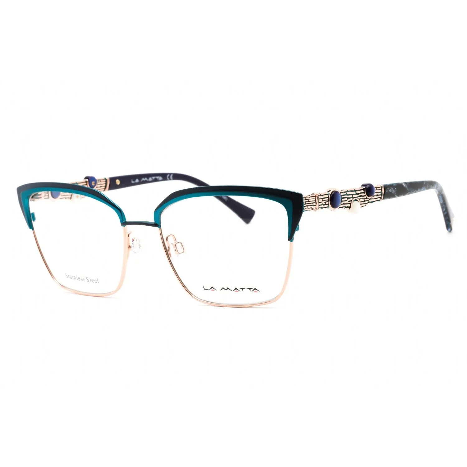 La Matta LMV3305 Eyeglasses Gold/other / Clear Lens