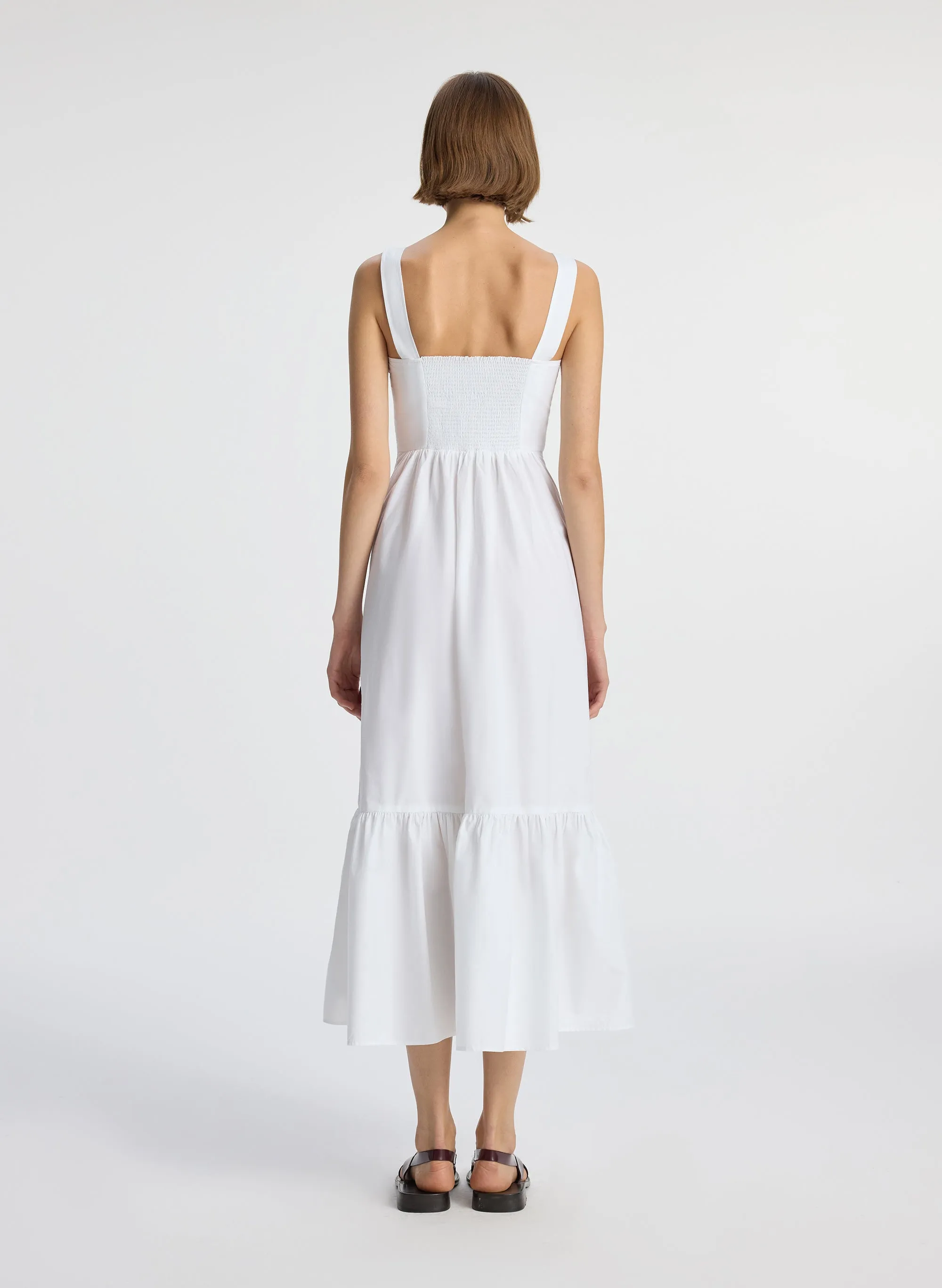 Lilah II Cotton Midi Dress