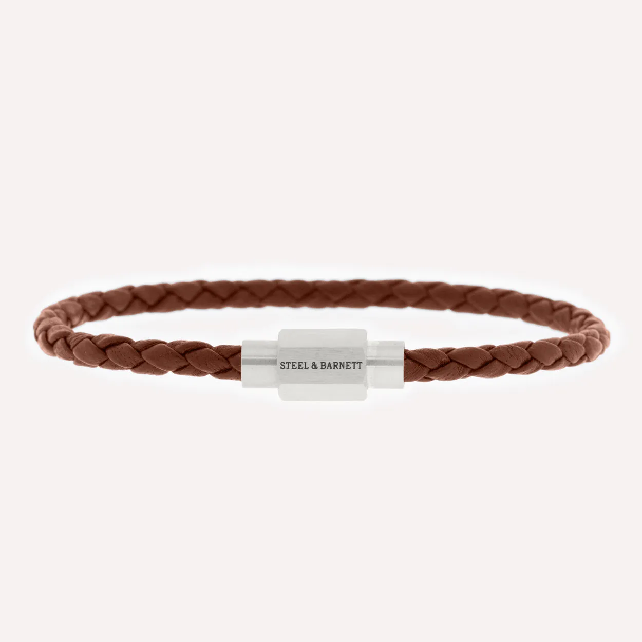 Luke Landon Nappa Leather Bracelet Peanut