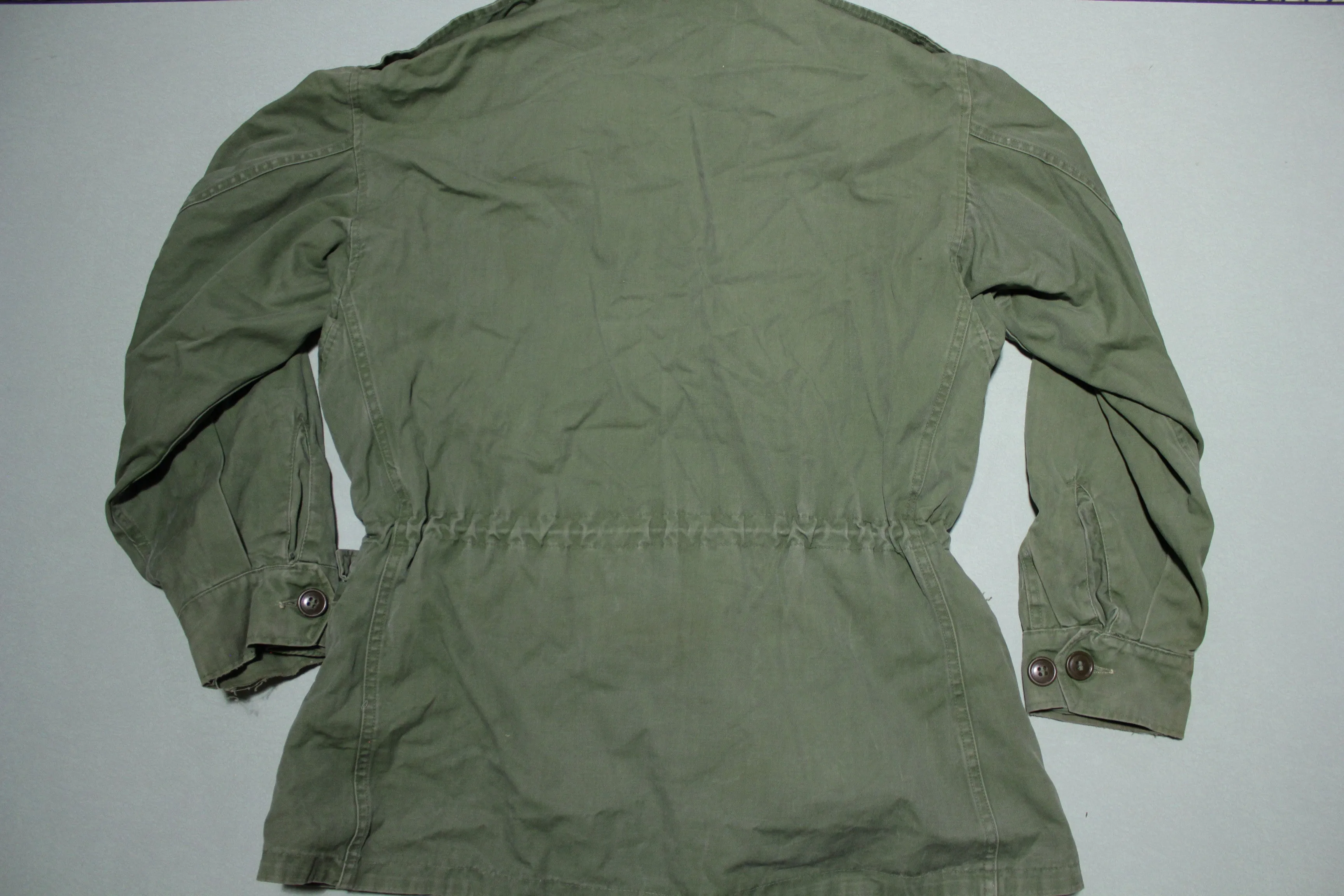 M-1950 Korean Vietnam War Military Field Jacket Vintage 50's War Army Coat