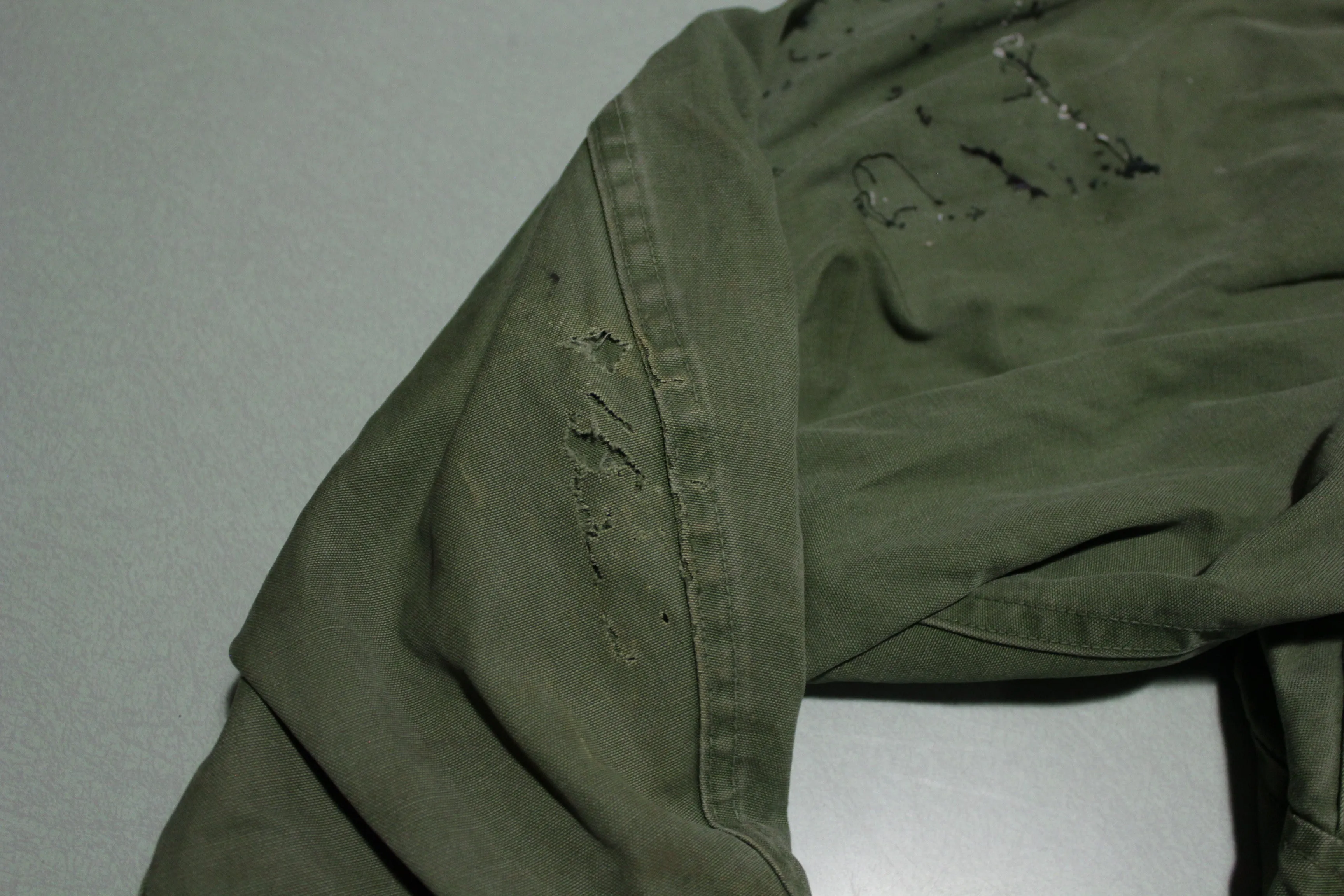 M-1950 Korean Vietnam War Military Field Jacket Vintage 50's War Army Coat