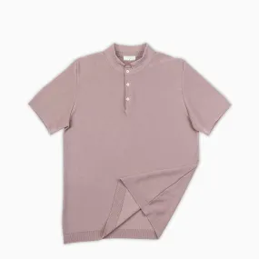 Maté polo tricot compact cotton (antique rose)