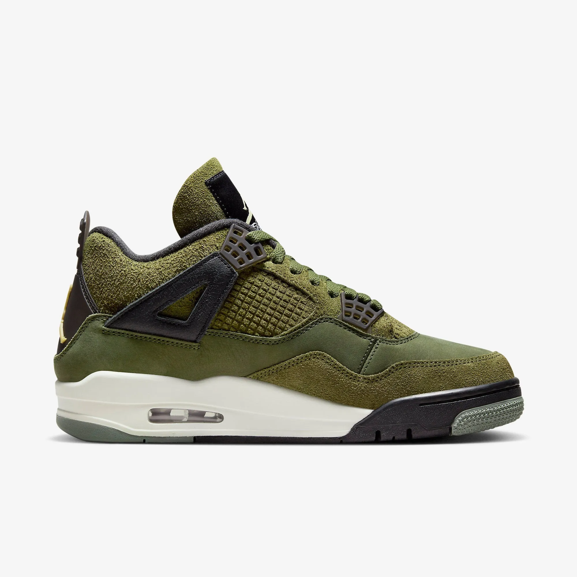 (Men's) Air Jordan 4 Retro SE Craft 'Medium Olive Canvas' (2023) FB9927-200