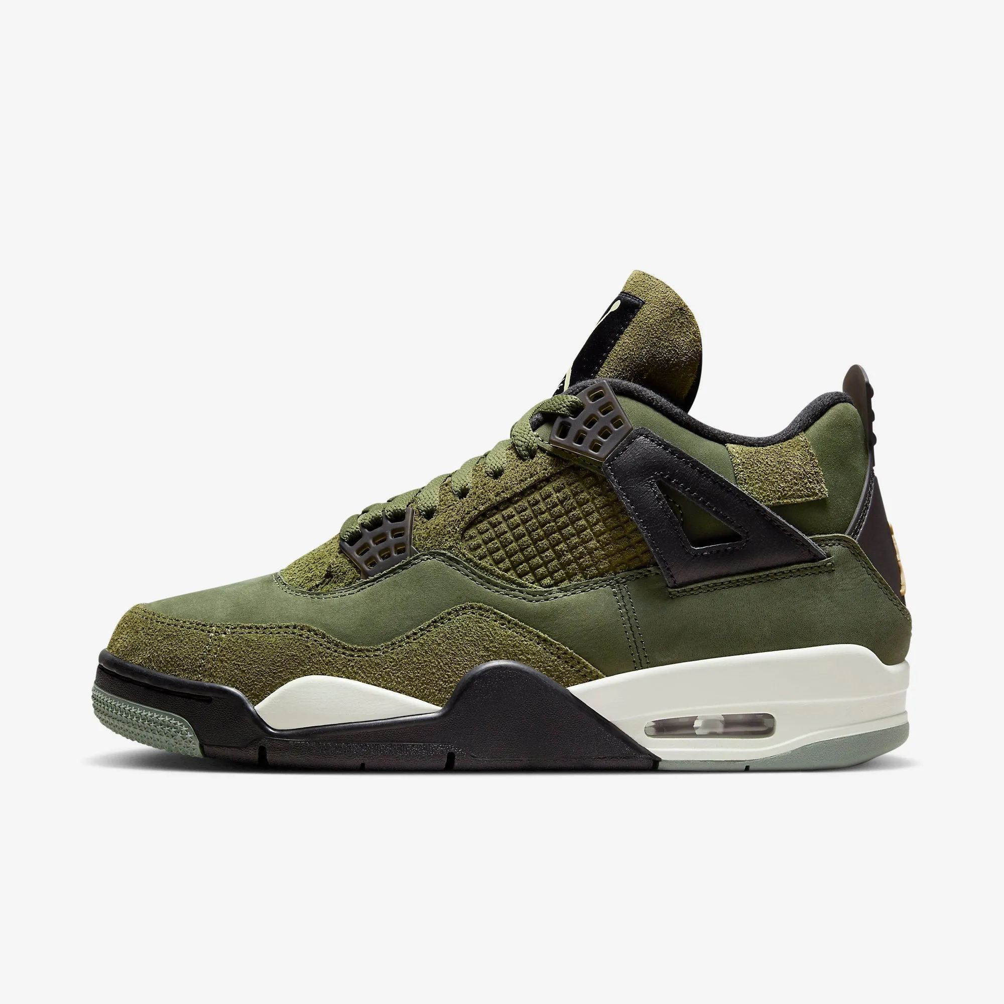 (Men's) Air Jordan 4 Retro SE Craft 'Medium Olive Canvas' (2023) FB9927-200