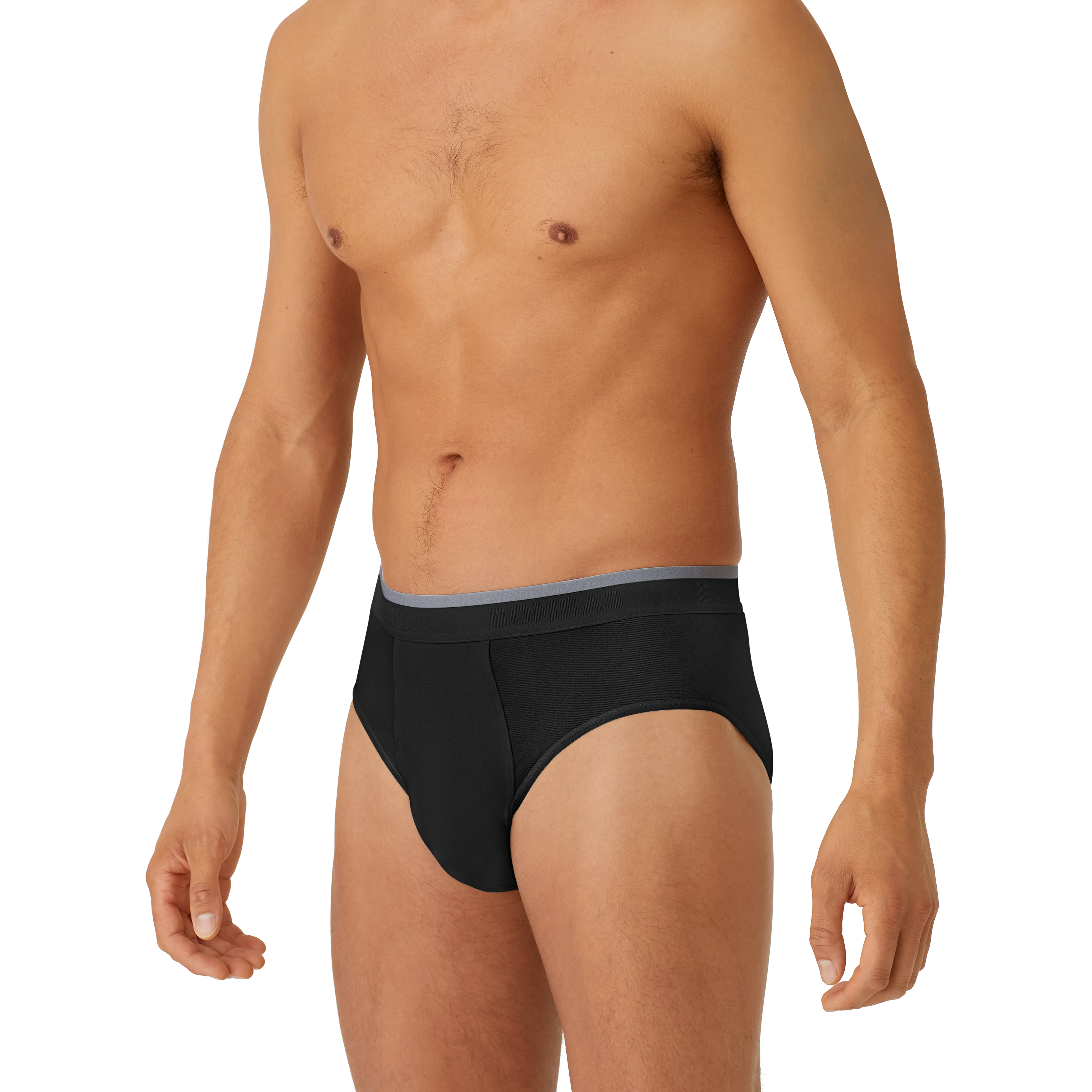 Men's Cotton Modal Blend Flyless Brief 6-Pack