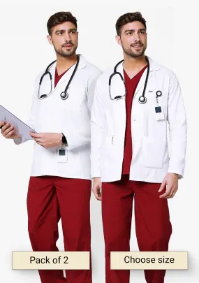 Men's Focus Lab coat apron (Pack of 2)