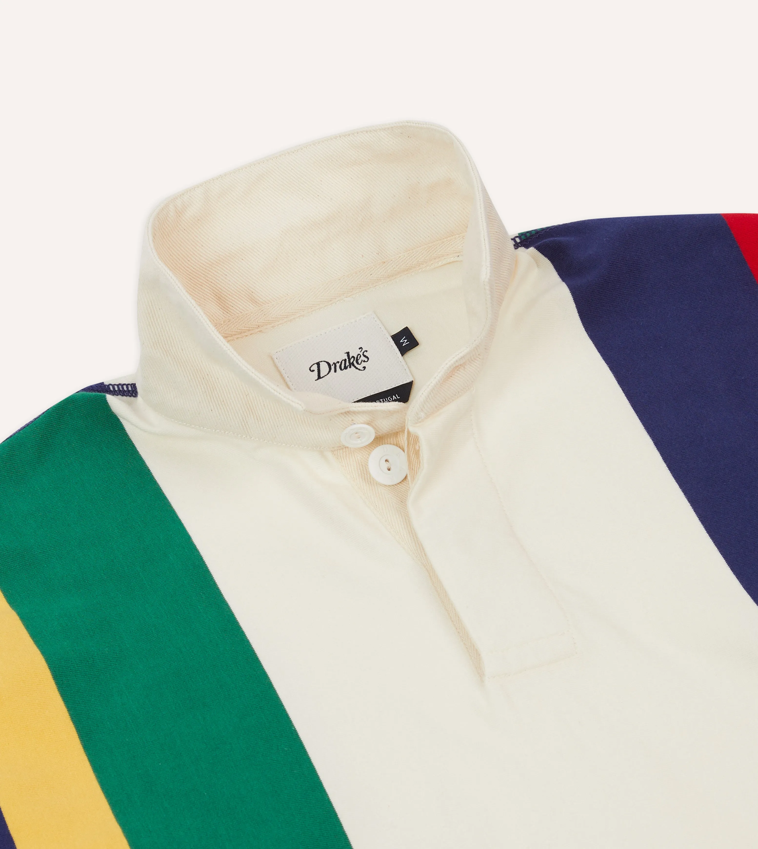 Multi Stripe Cotton Rugby Shirt