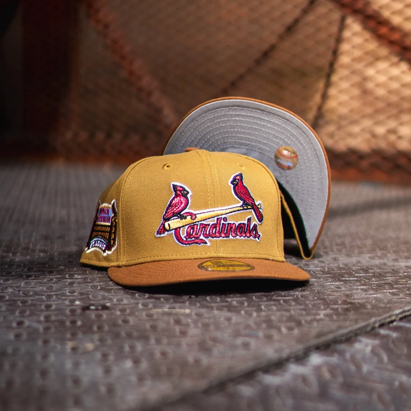 New Era St Louis Cardinals Busch Stadium Grey UV (Wheat/Peanut)