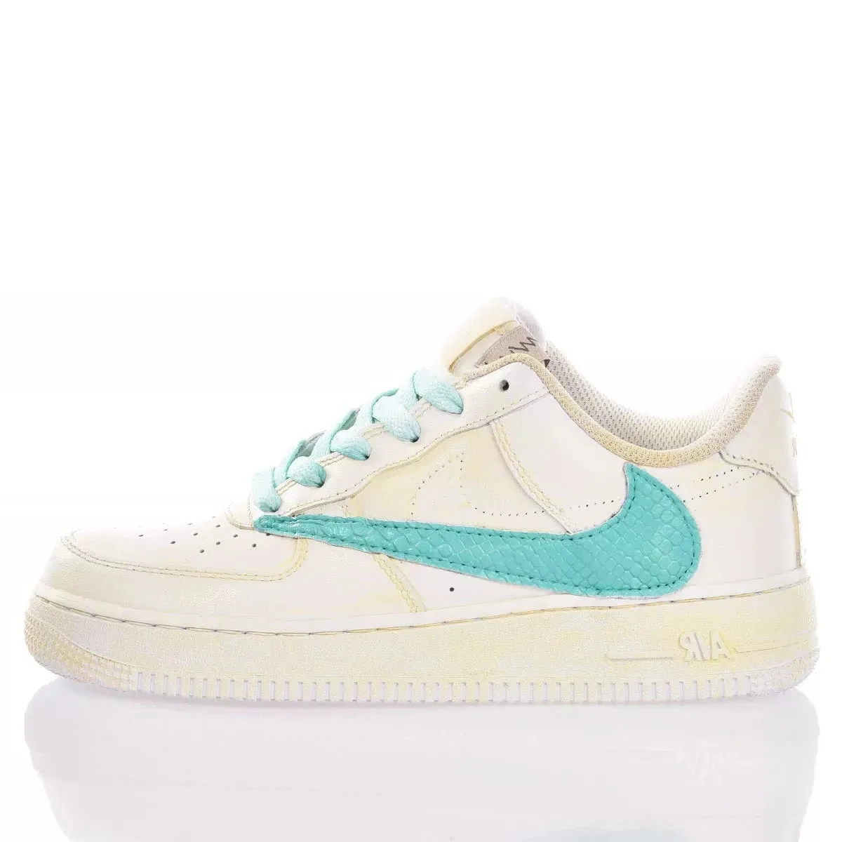 Nike Air Force 1 Cream Tiffany (Custom Sneaker)