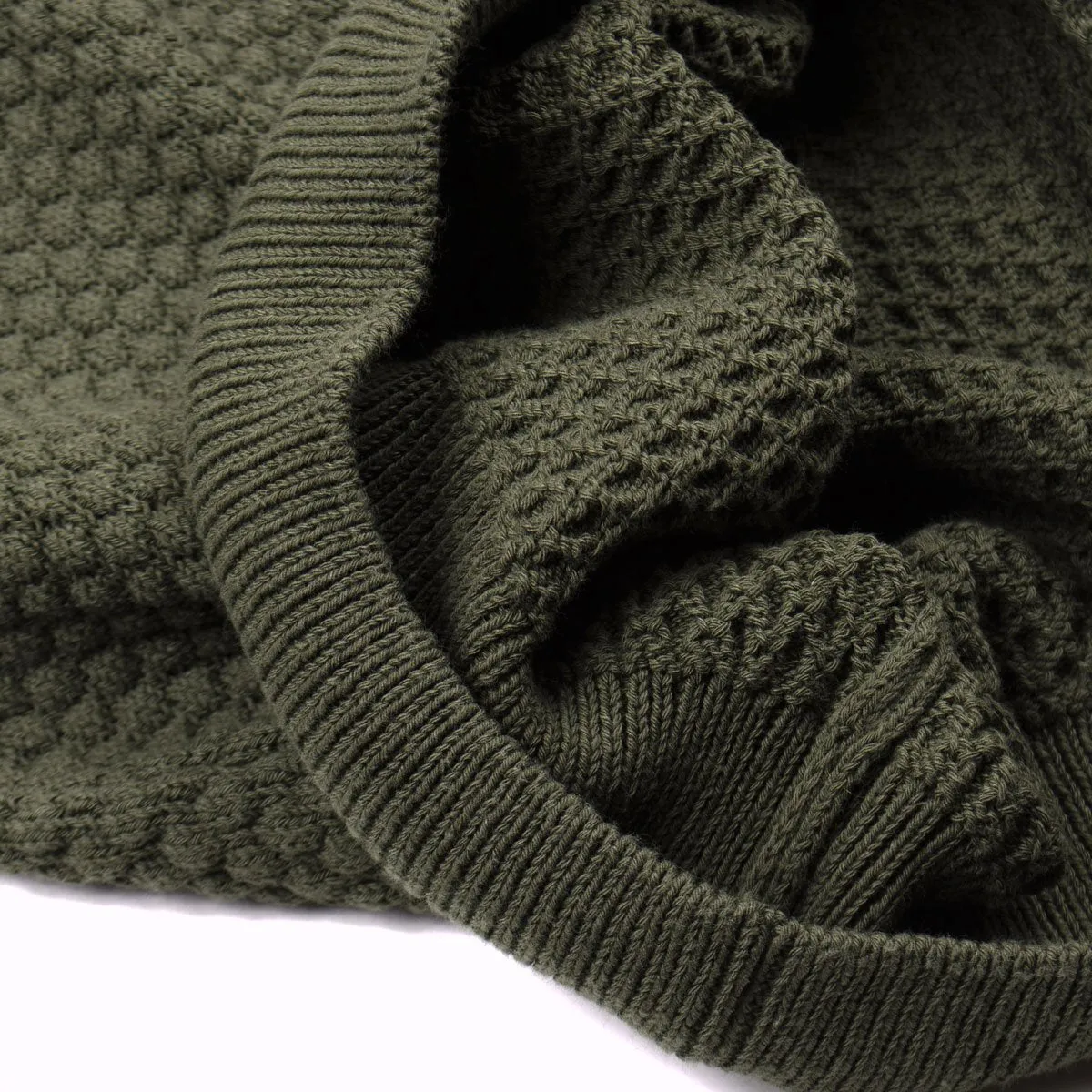 Norse Projects - Bjorn Bubble Sweater - Dried Olive