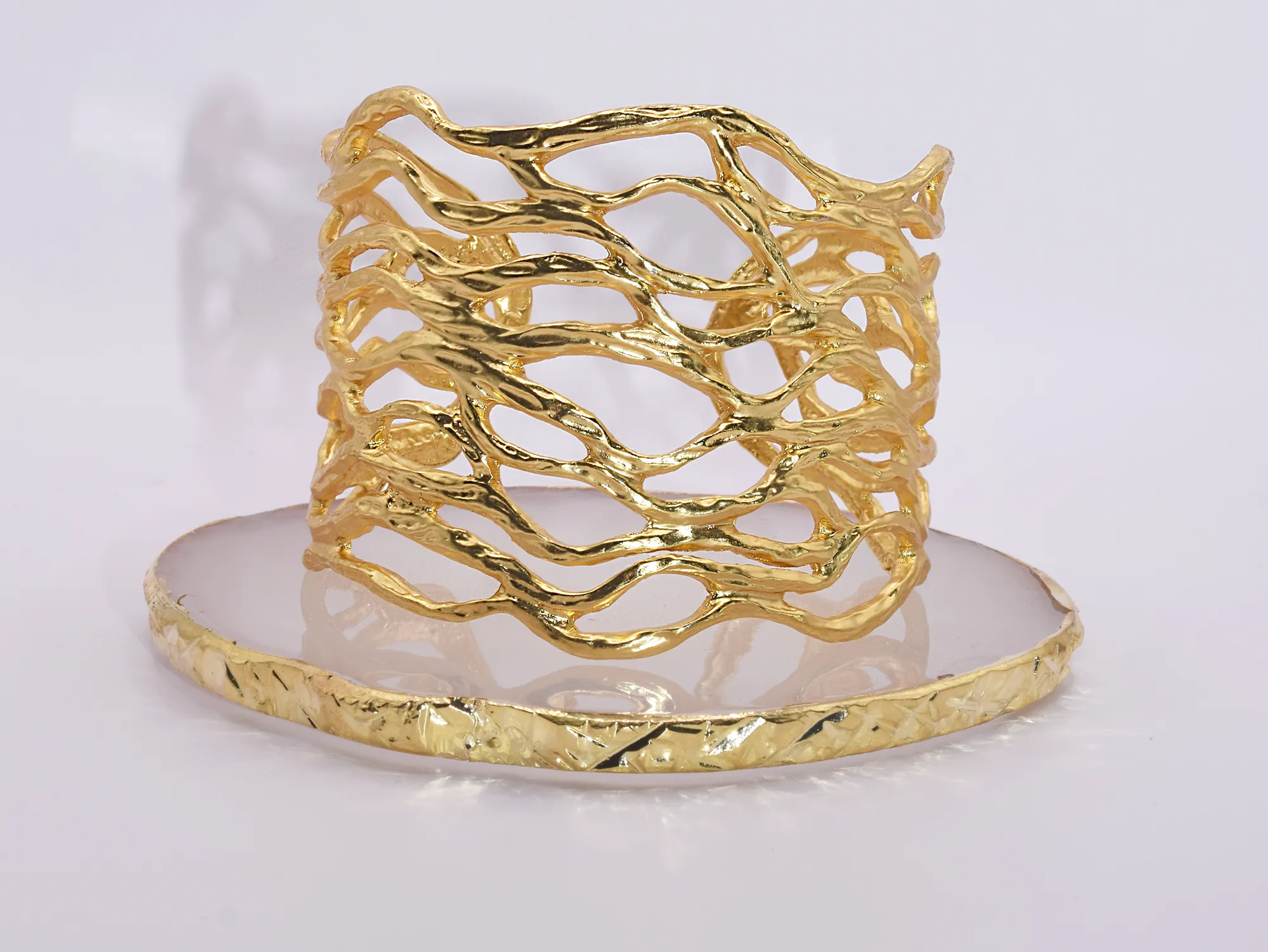 Openwork cuff