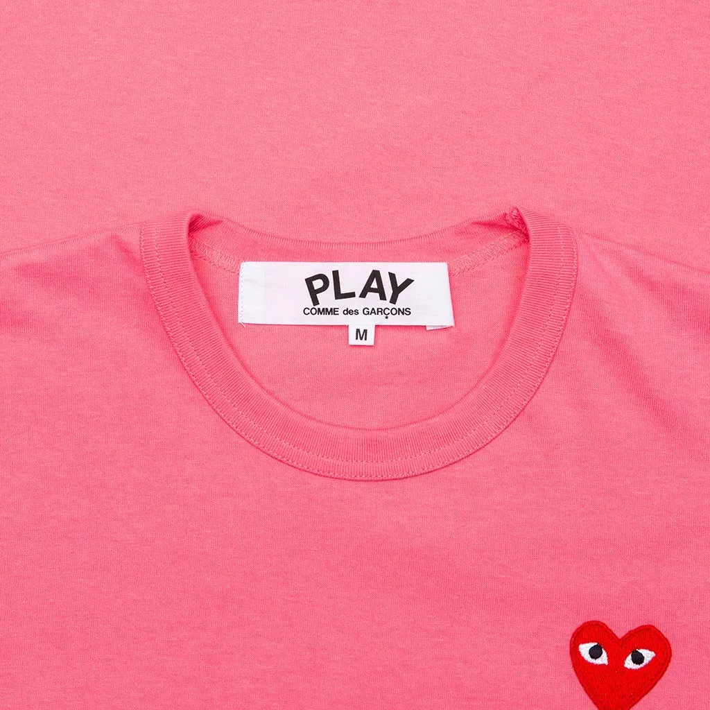 Pastelle Red Emblem T-Shirt - Pink