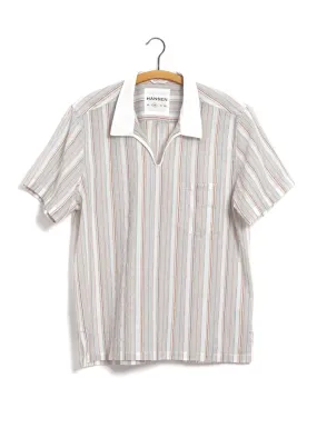 Philip, Short Sleeve Pull-On Shirt, Vanilla