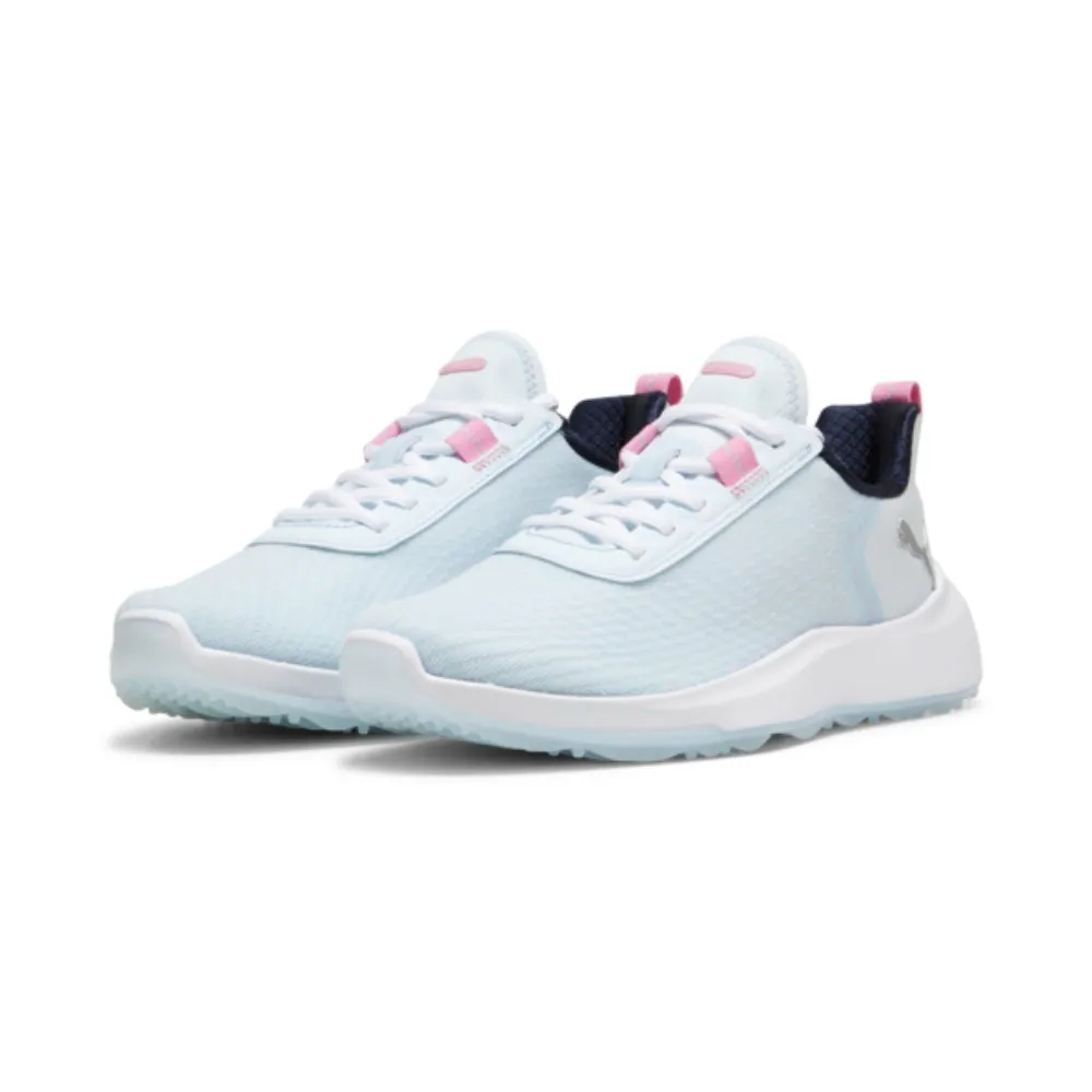 Puma Women's FUSION CRUSH SPORT Spikeless Golf Shoe - Icy Blue/Pink Icing