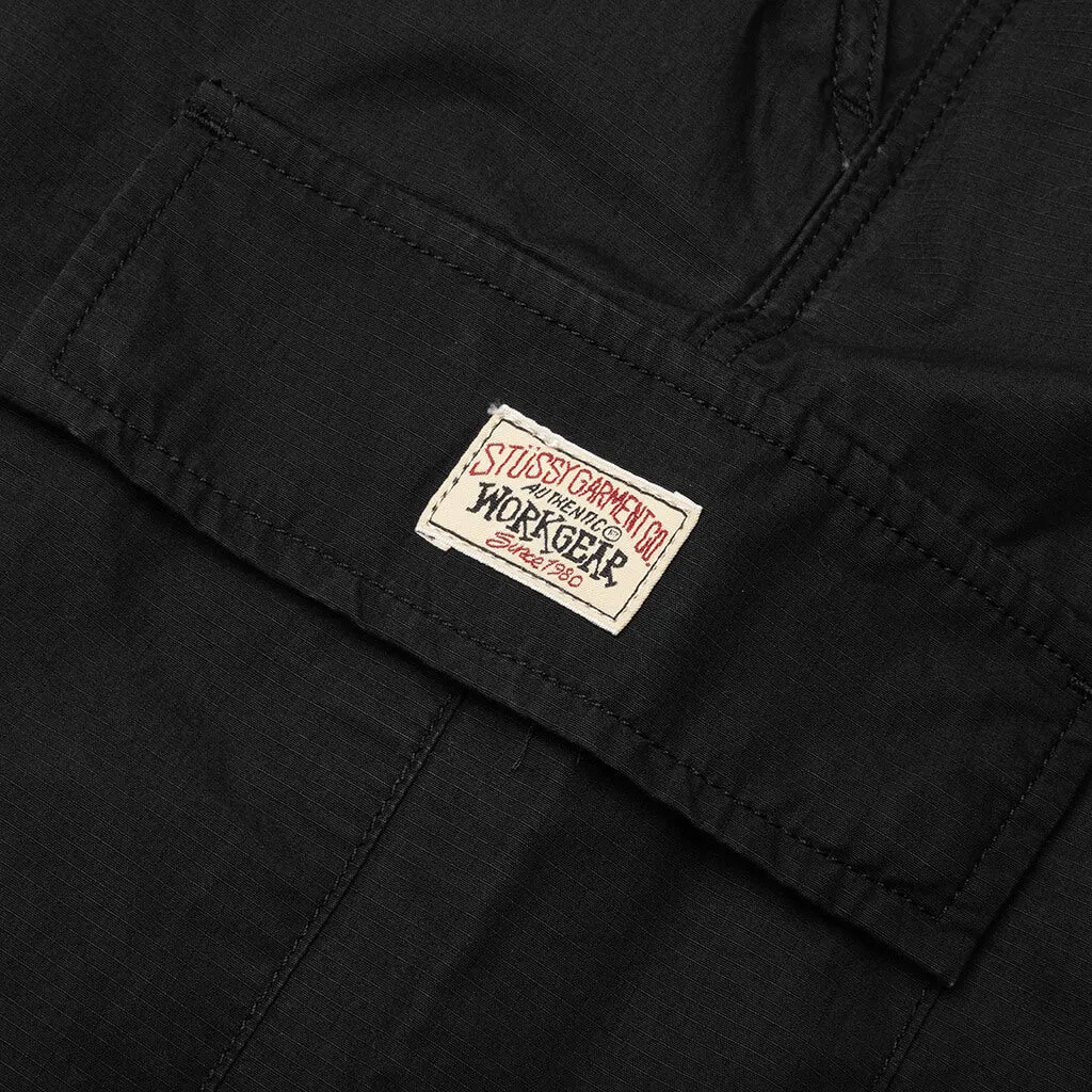 Ripstop Cargo Beach Pant - Black