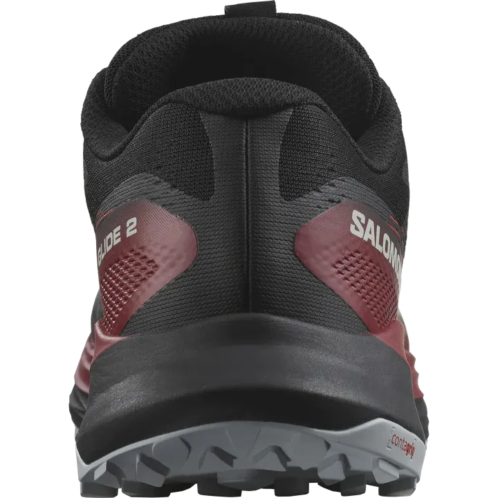 Salomon Ultra Glide 2 Shoes (Men's) Black/Biking Red/Pearl Blue