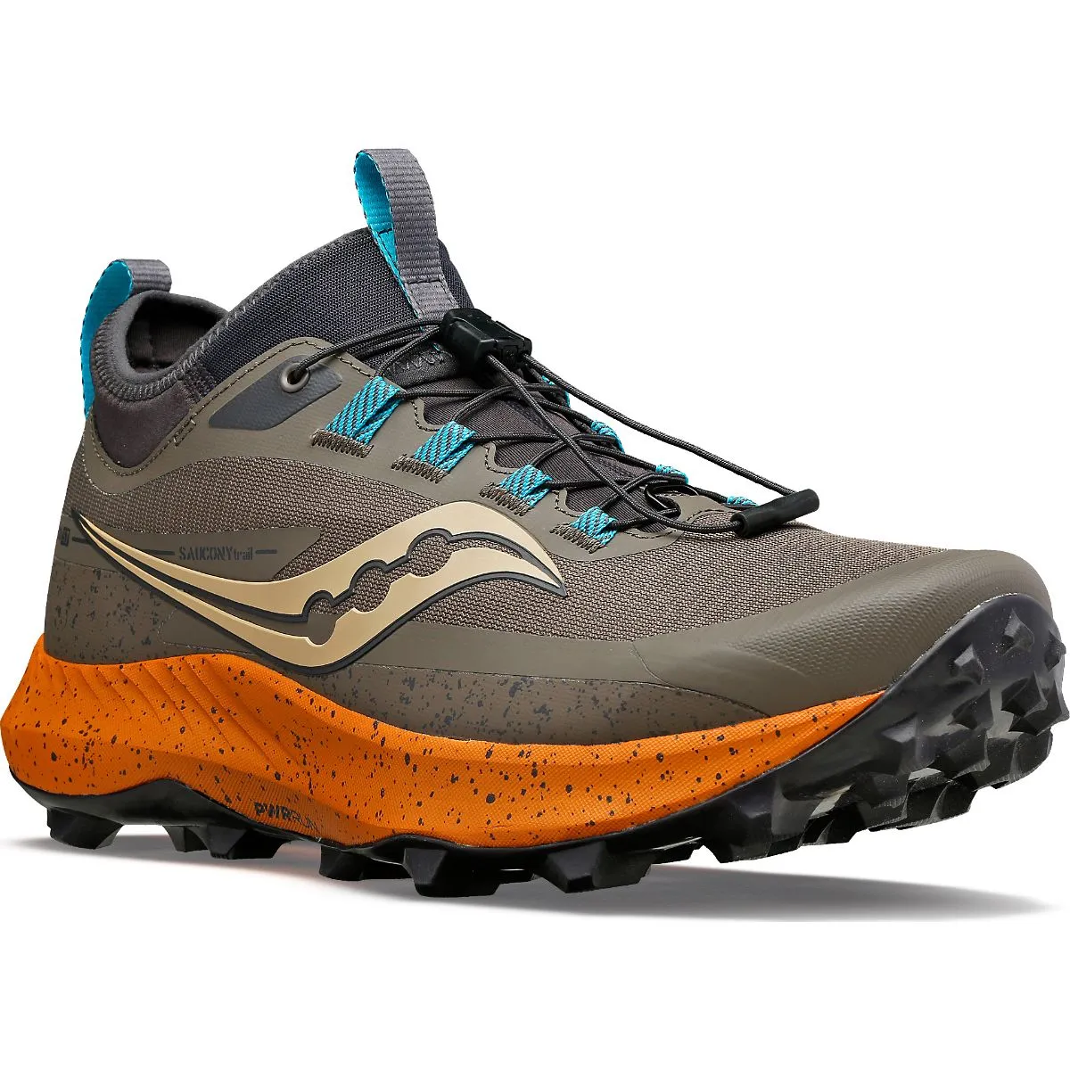 Saucony Peregrine 13 ST (Mens) - Umber/Basalt