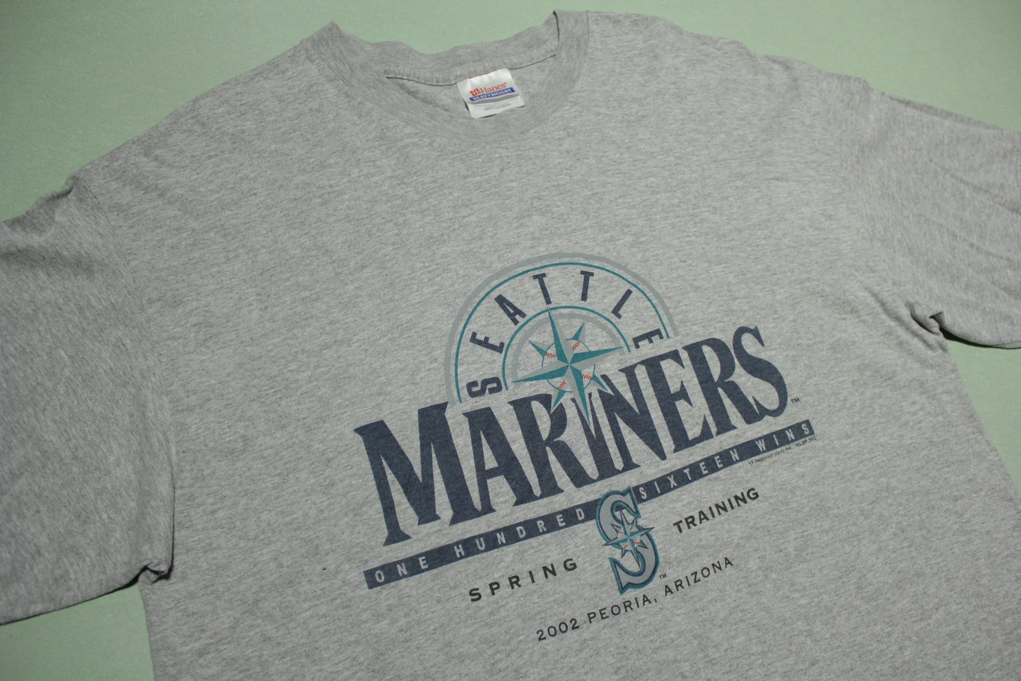 Seattle Mariners 2002 Peoria Arizona Spring Training Baseball T-Shirt