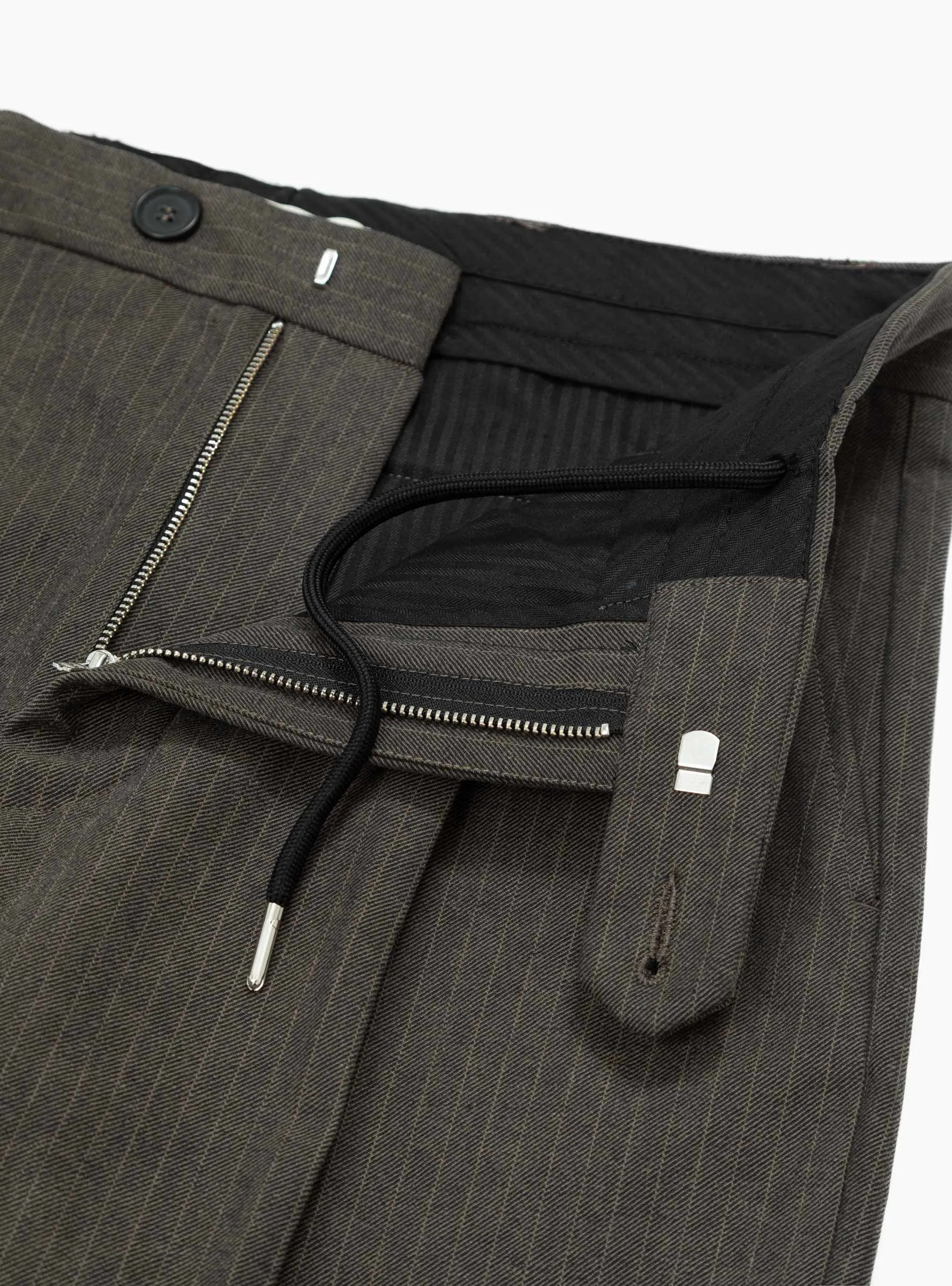 Service Trousers Grey Mud Stripe