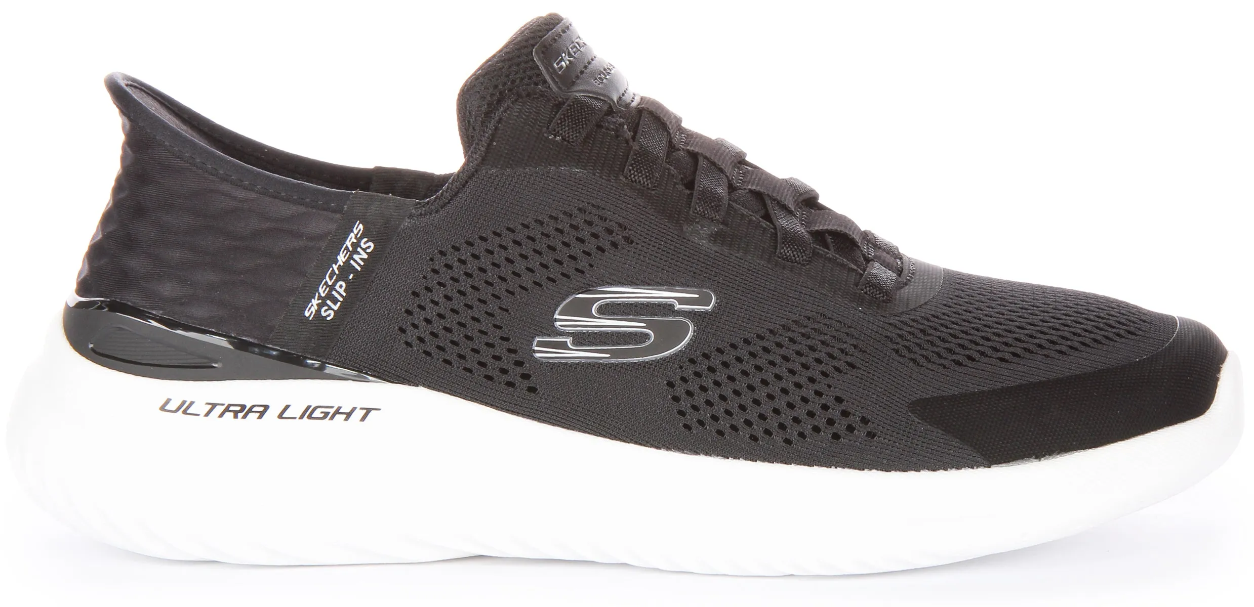 Skechers Bounders 2.0 Slip In Black White For Men