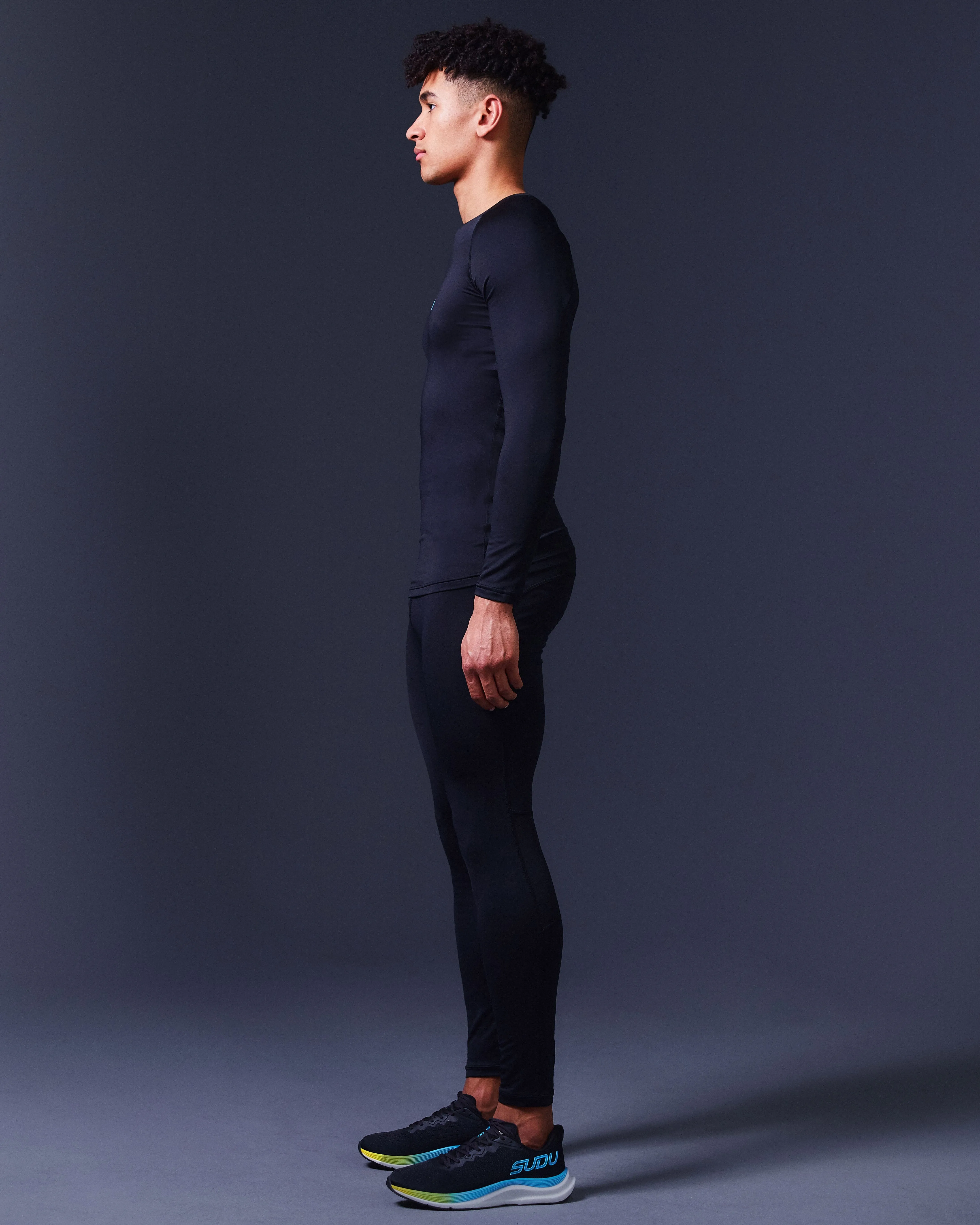 SRB LS 01 Run Long Sleeve Baselayer - Black