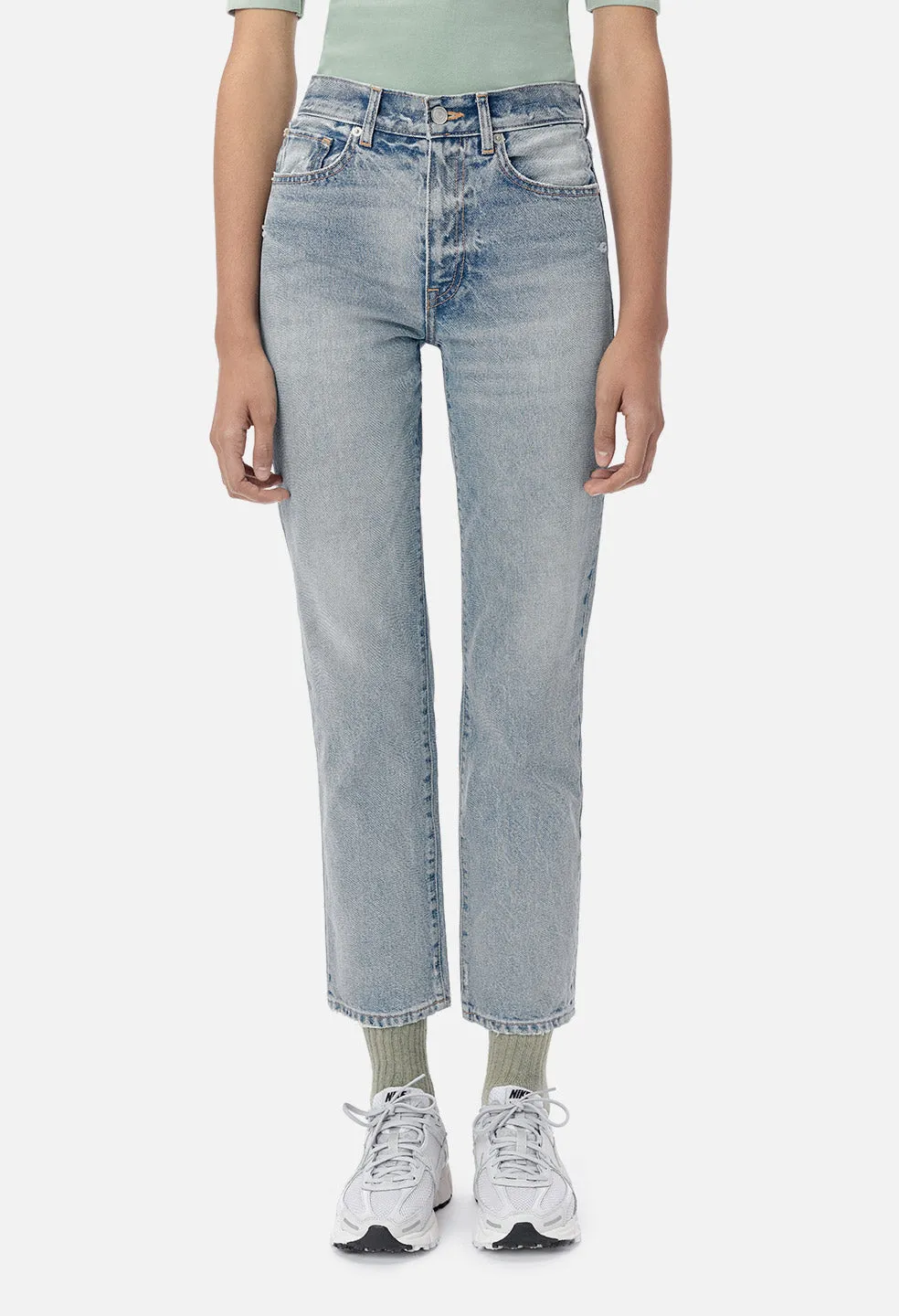 Straight Leg Crop Jean / Tomales