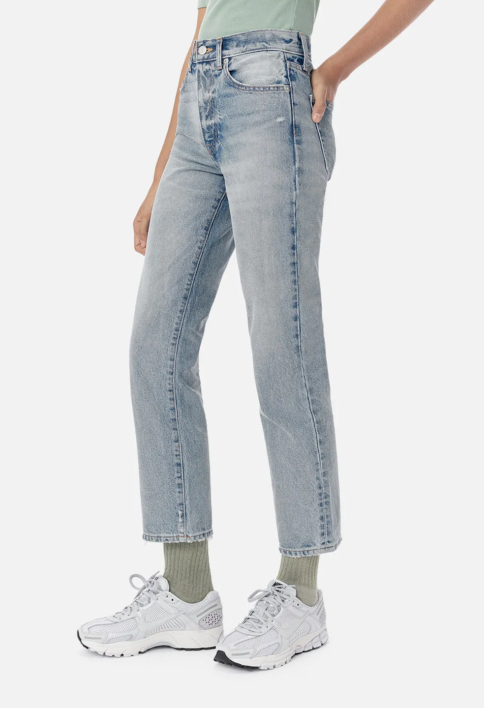 Straight Leg Crop Jean / Tomales