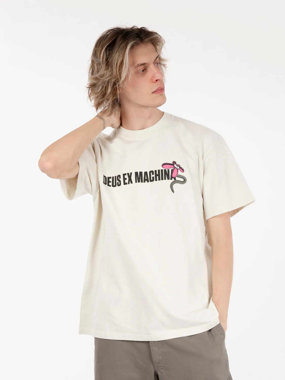 Surf shop tee dirty white