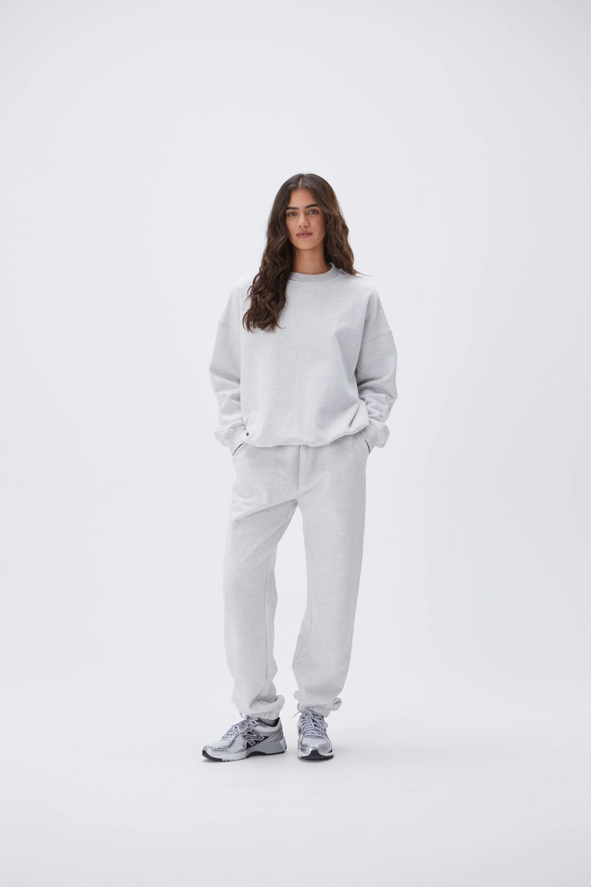 Sweatpants - Light Grey Melange