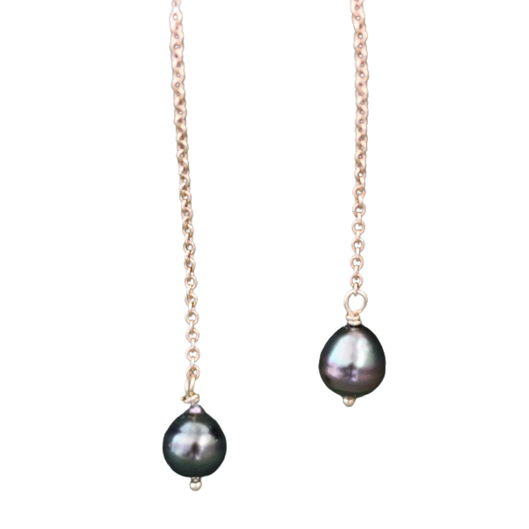 Tahitian Pearl Threader Earring