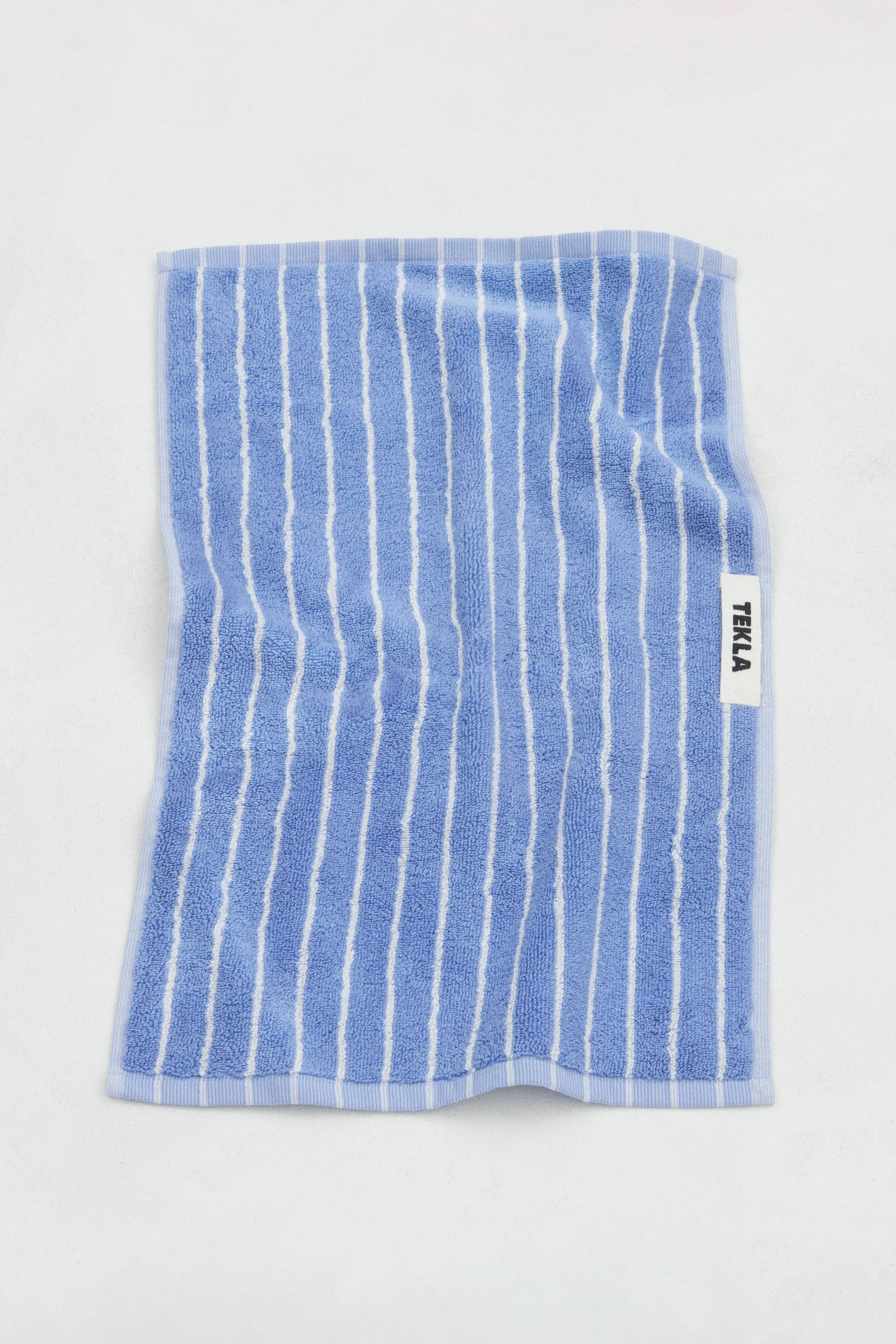 Terry Bath Towel Clear Blue Stripes