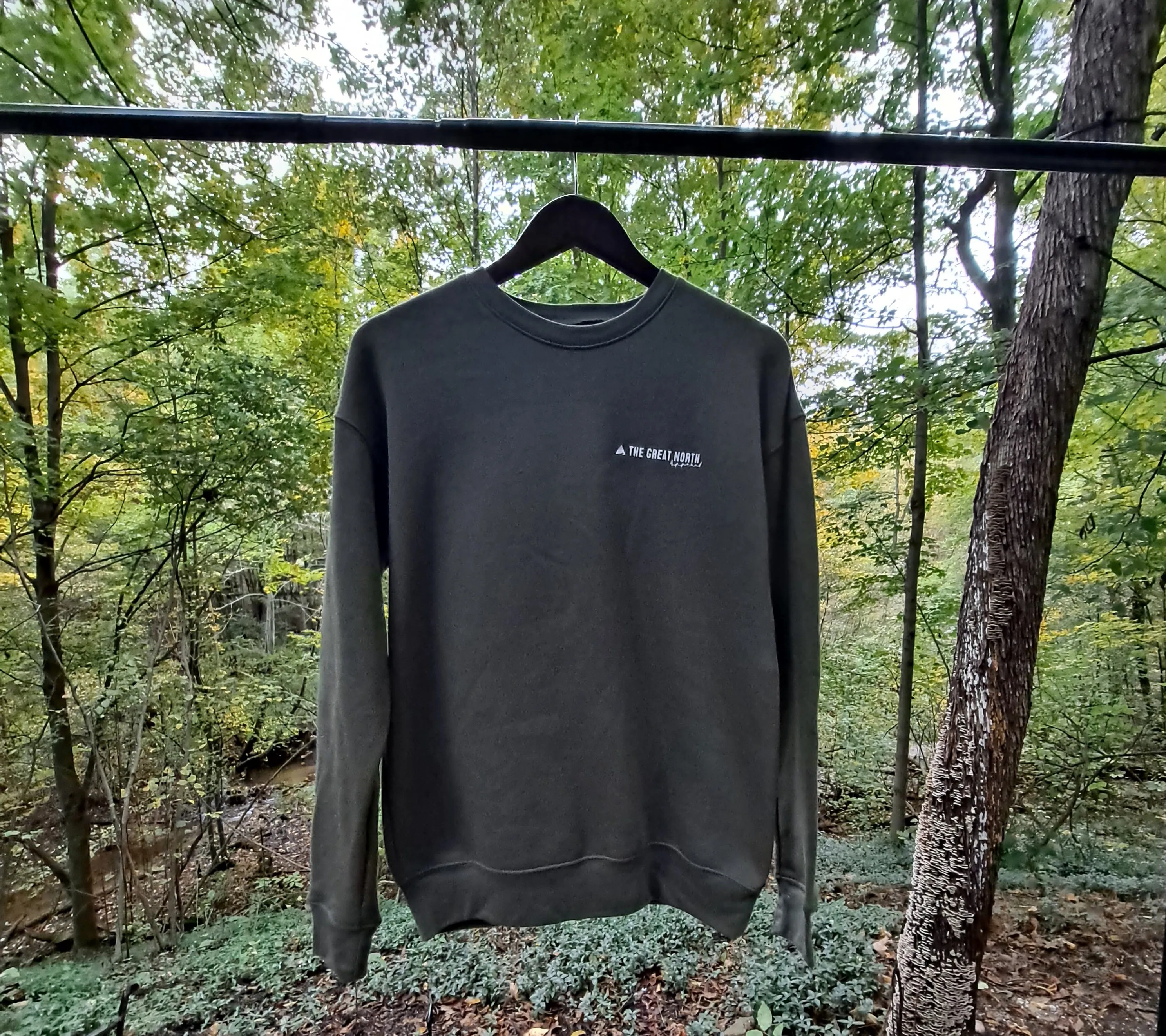 The Classic Crew Military Green