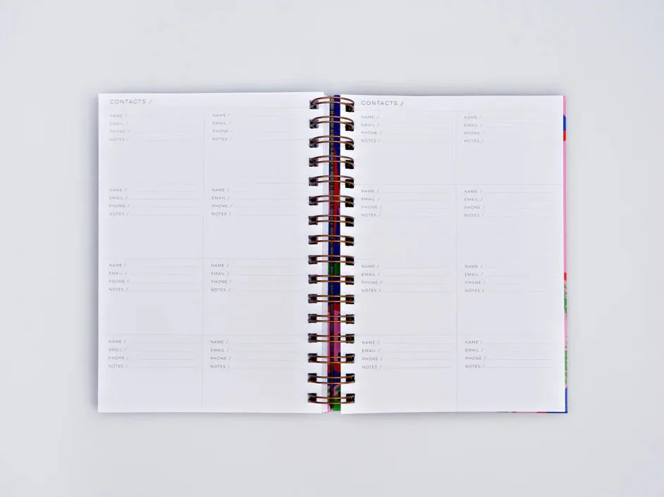 The Completist - Capri Hard Cover Undated Weekly Planner