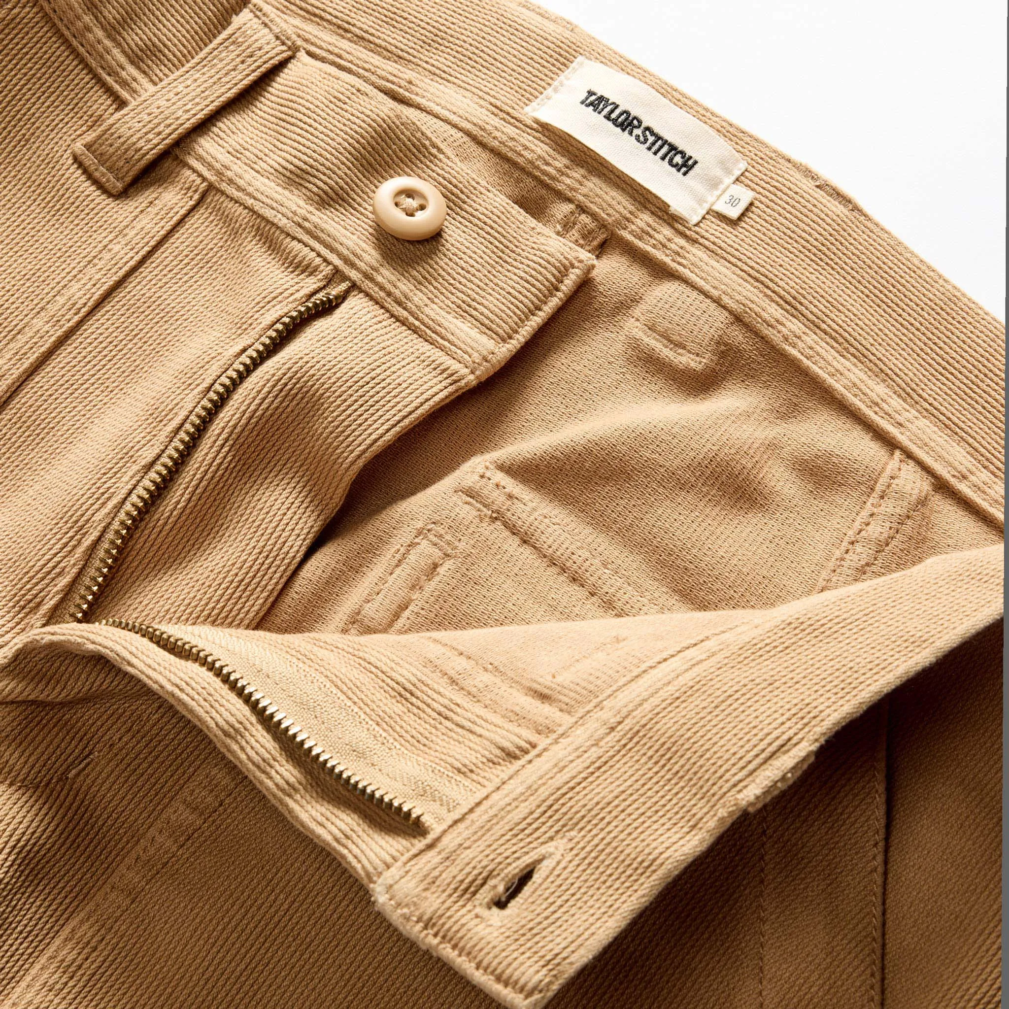 The Trail Pant in Light Khaki Bedford Cord