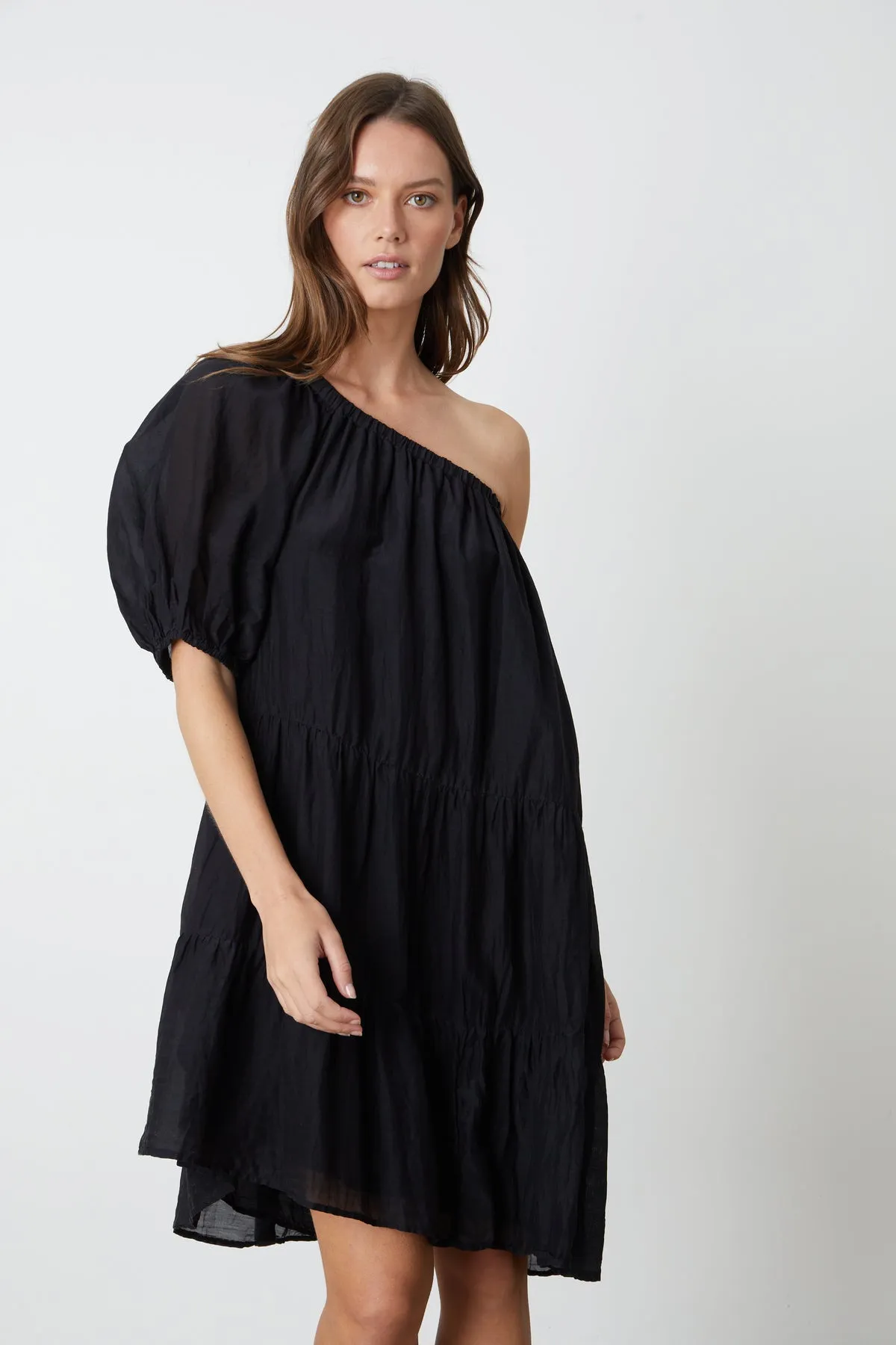 TRISH SILK COTTON VOILE DRESS