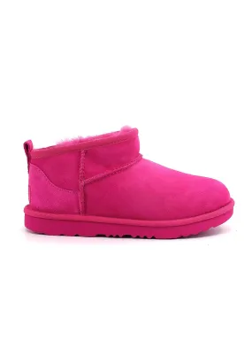 UGG Kid's Classic Ultra Mini II Stivaletto Pelo Bimbo Rosa Raspberry Sorbet K1130750K