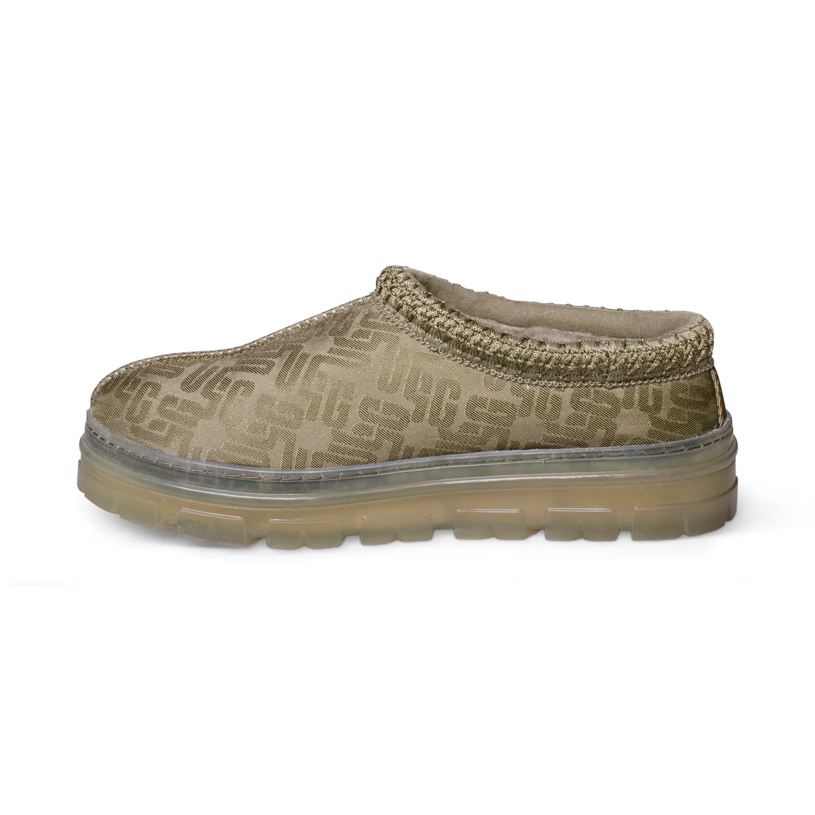 UGG Tasman Graphic Monogram Burnt Olive Slippers - Women's