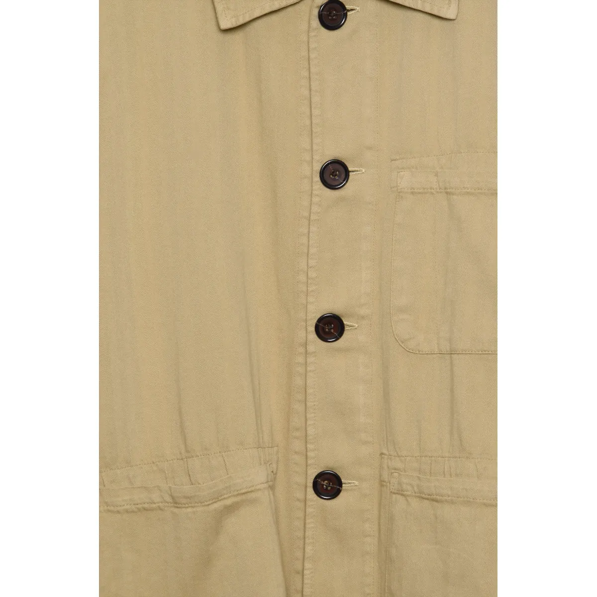 Universal Works Field Jacket herringbone cotton sand P28007